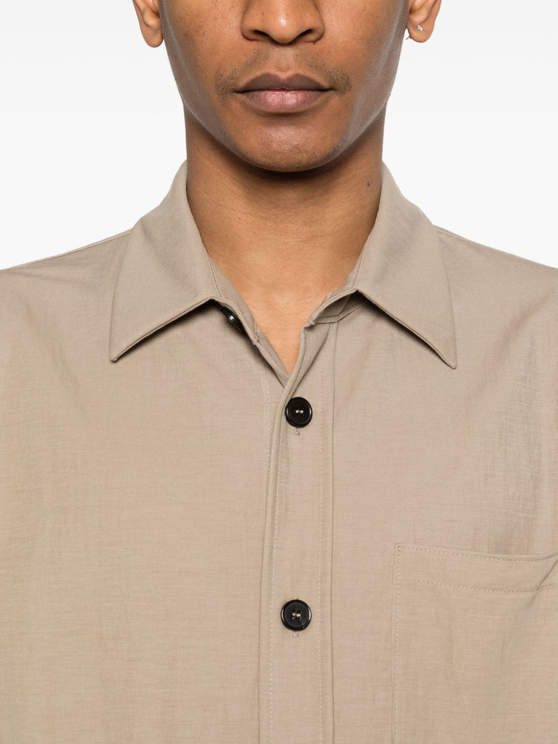 Summer button short-sleeve shirt 5
