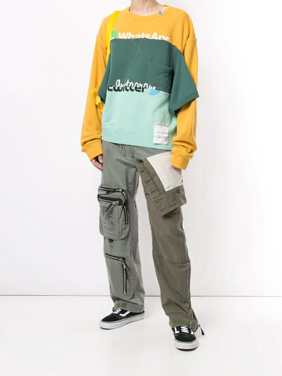 Maison MIHARAYASUHIRO Left Docking Military trousers outlook