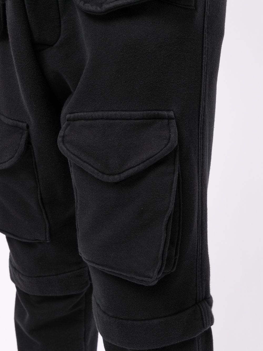 tapered cotton cargo pants - 5