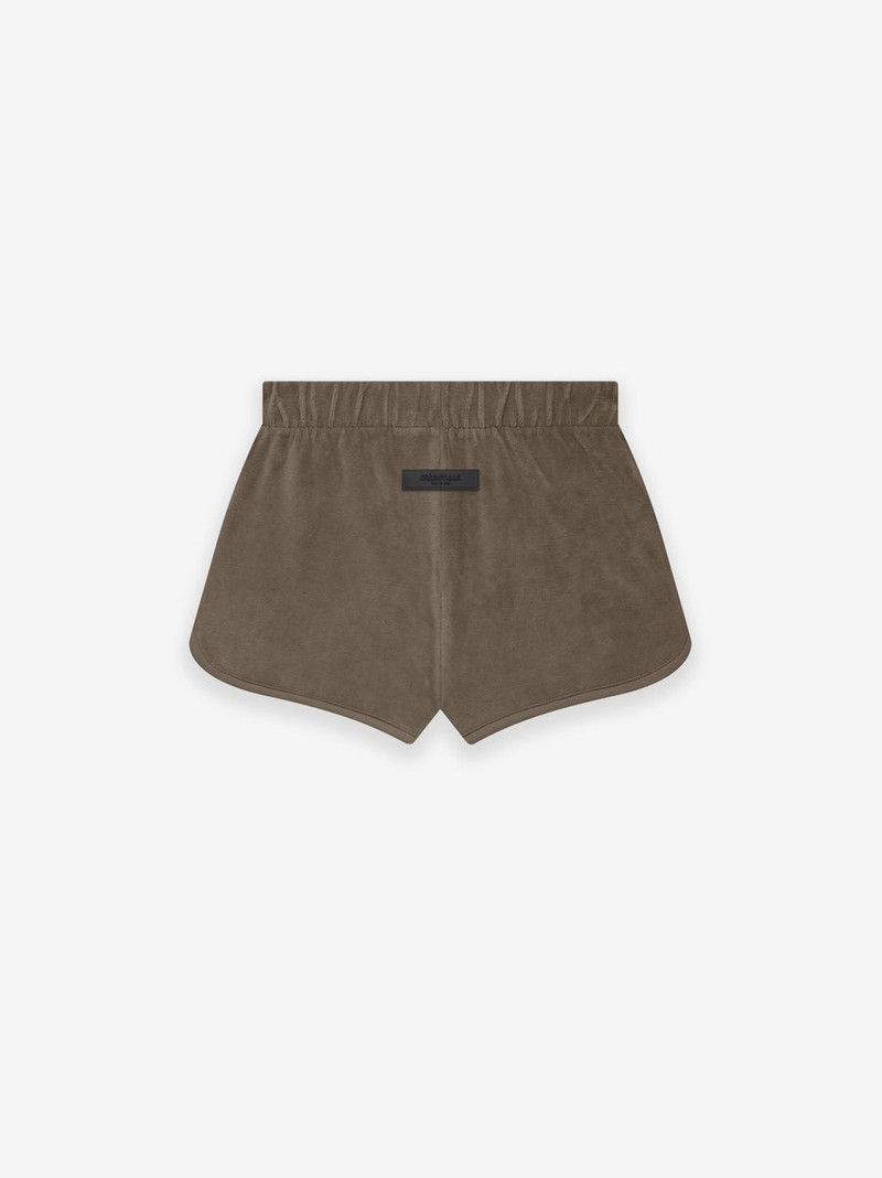Womens Velour Short - 1