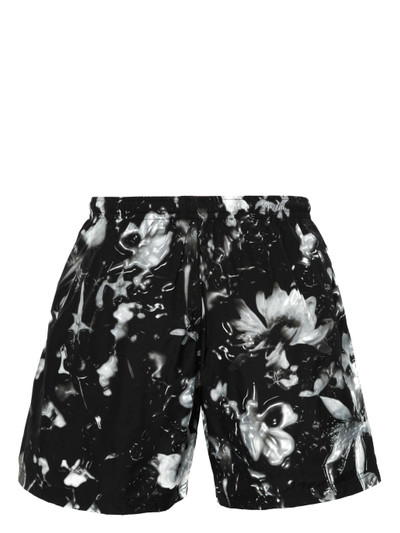 Alexander McQueen Wax Flower swim shorts outlook