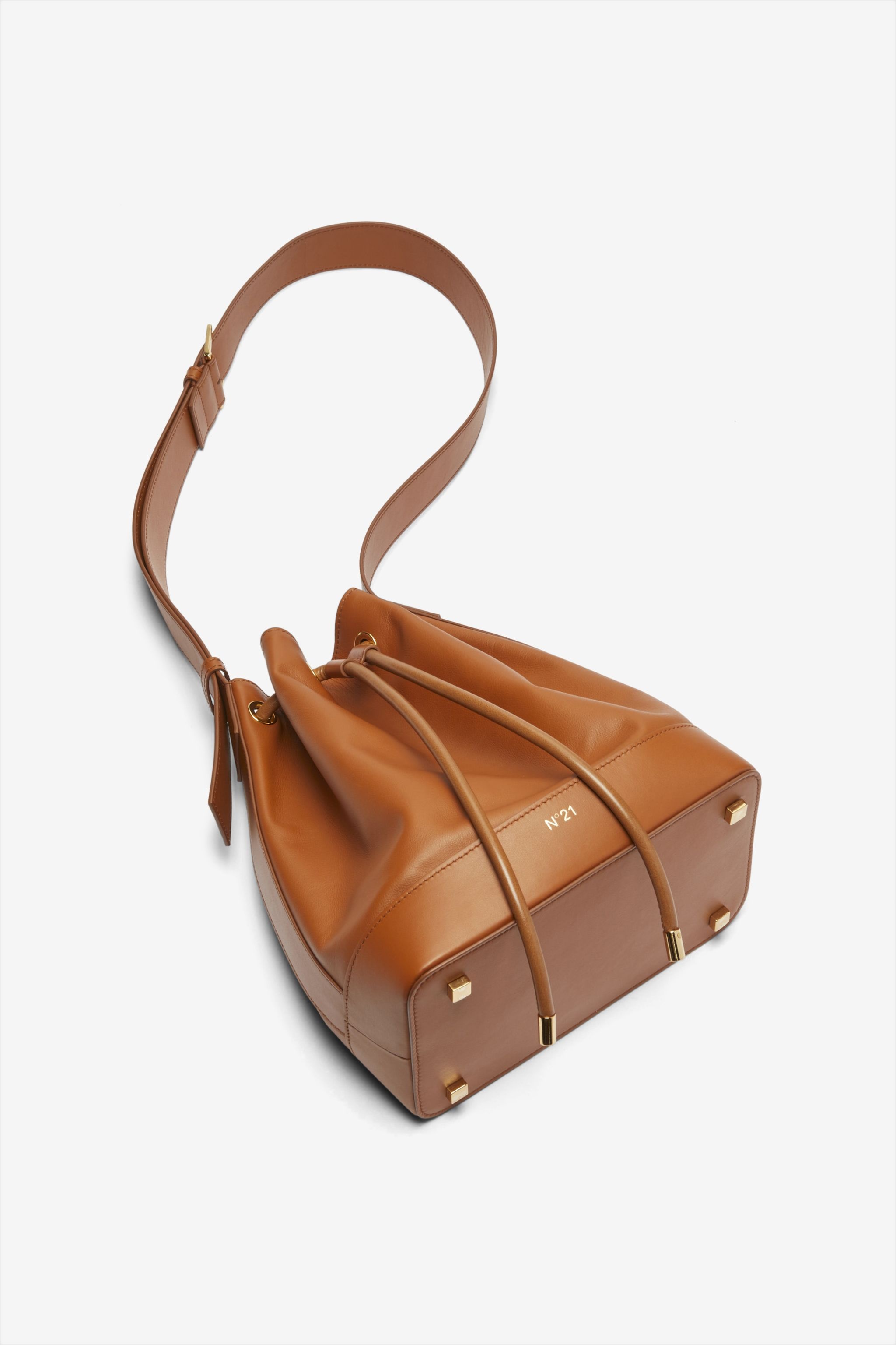 LEATHER BUCKET BAG - 3