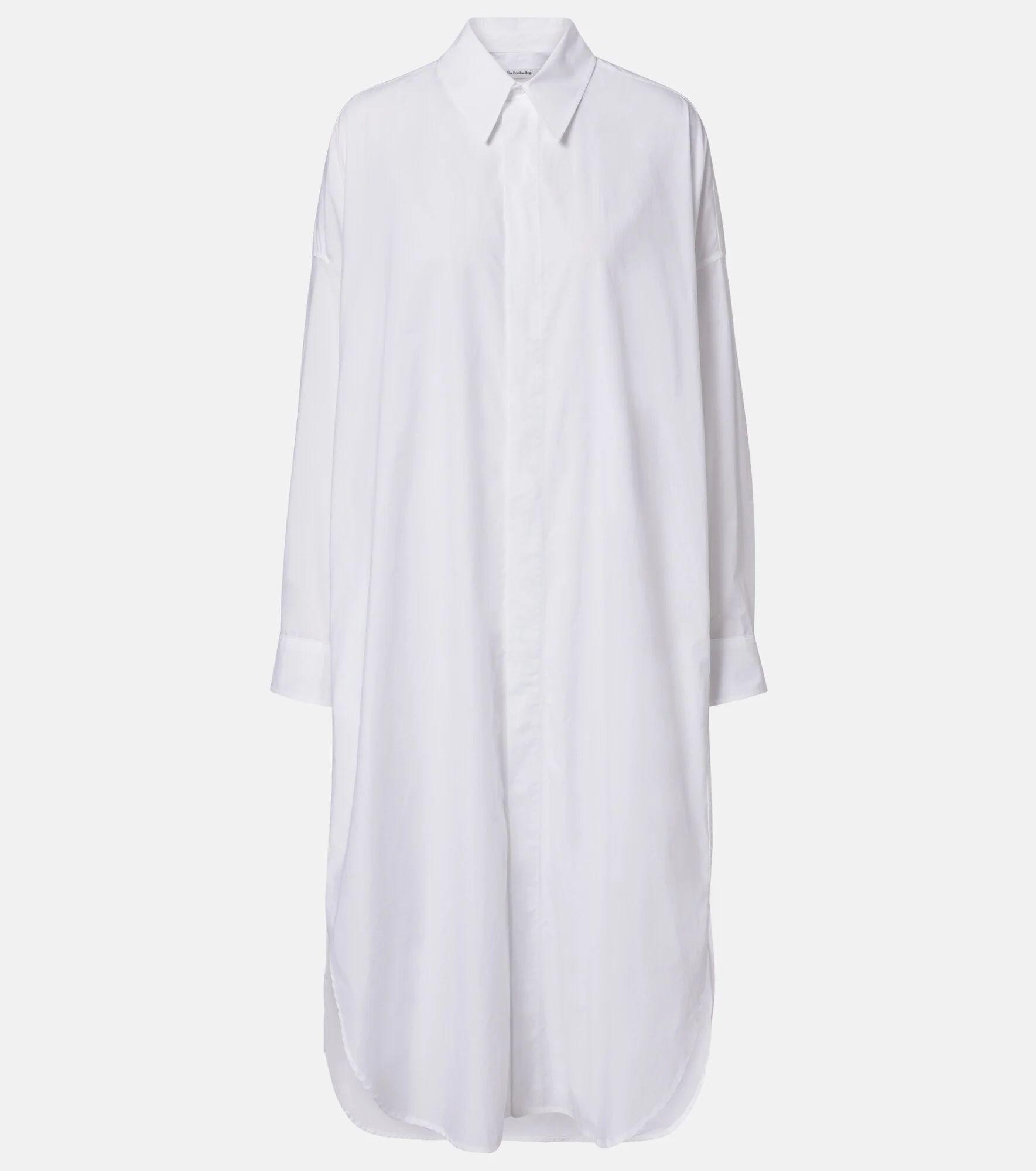 Bloom cotton poplin shirt dress - 1