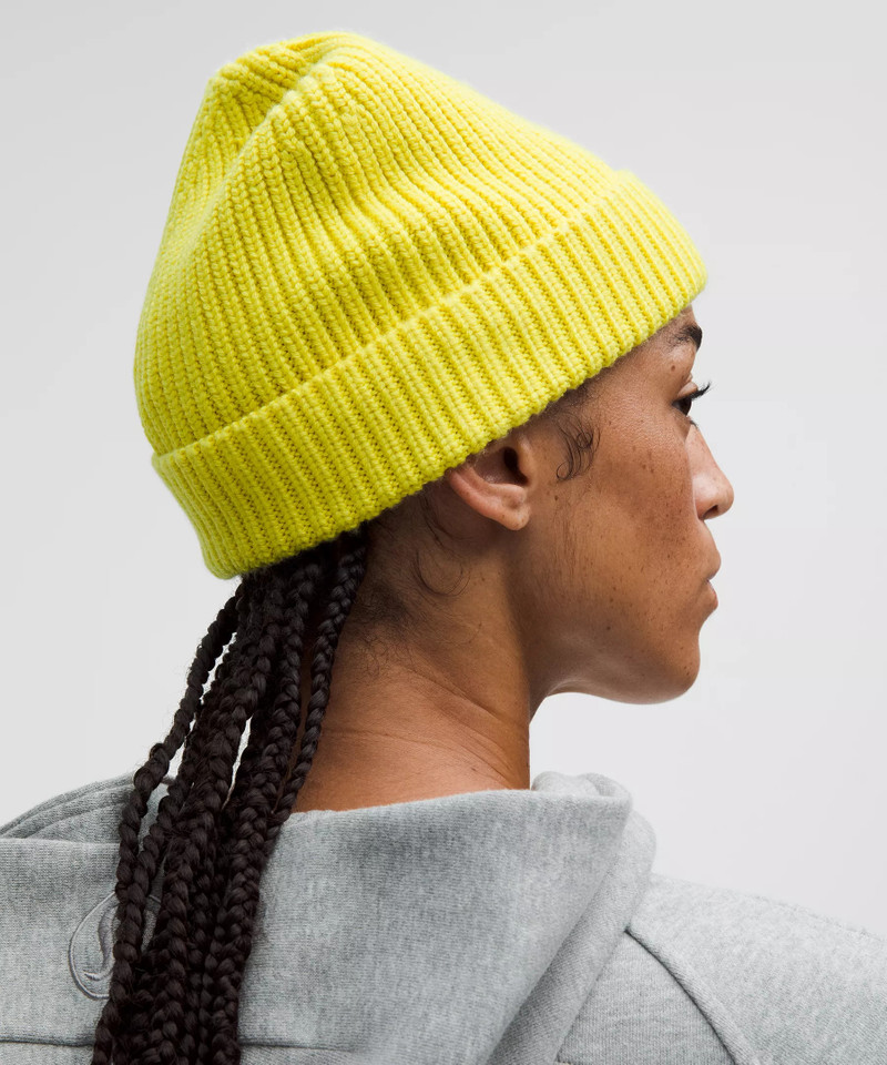 Close-Fit Wool-Blend Ribbed Knit Beanie 3
