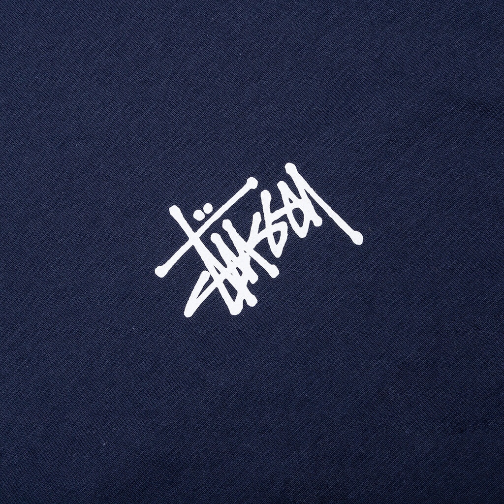 BASIC STUSSY TEE - NAVY - 3