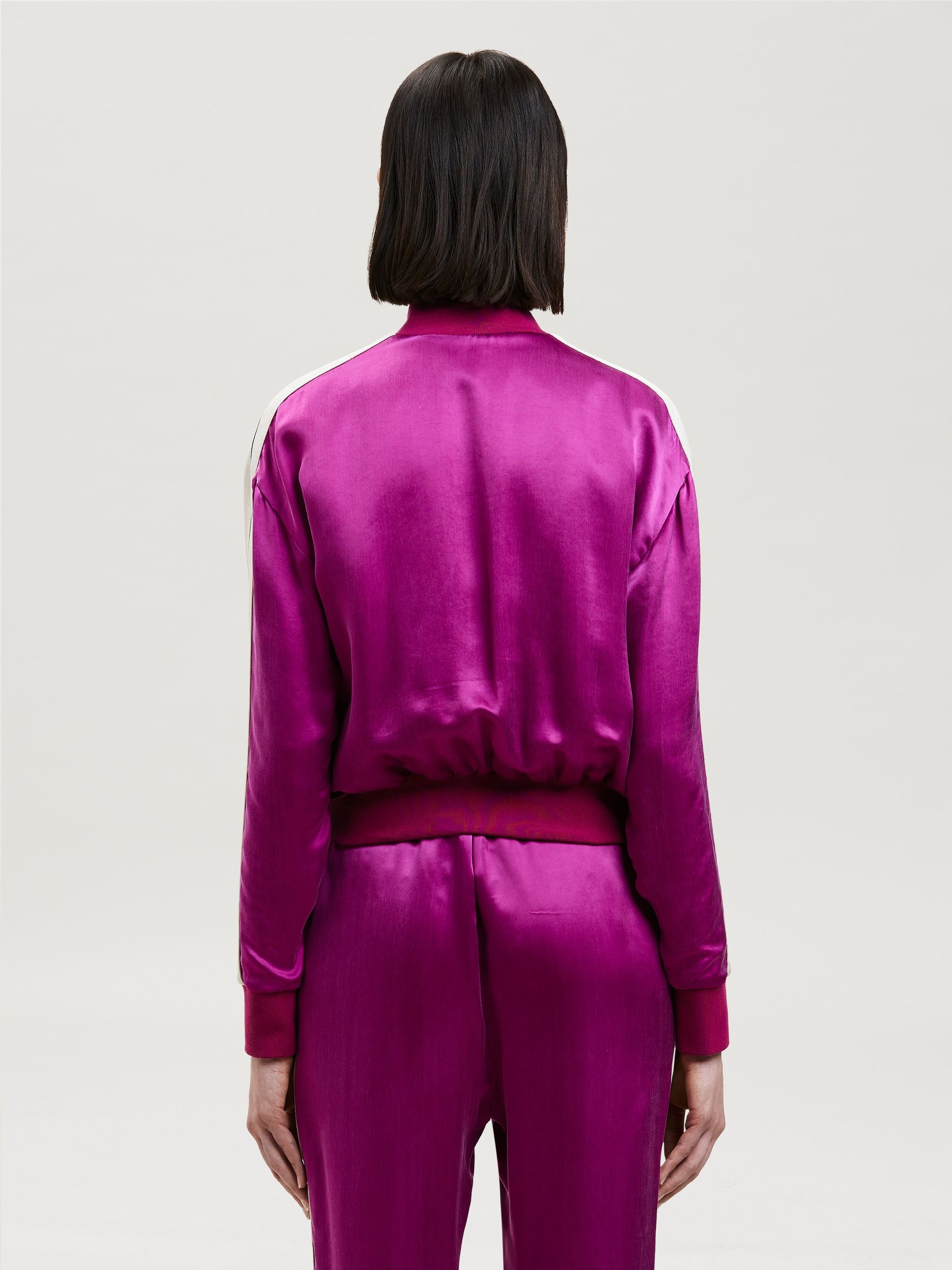 LUXURY TRACK BOMBER JACKET - 5