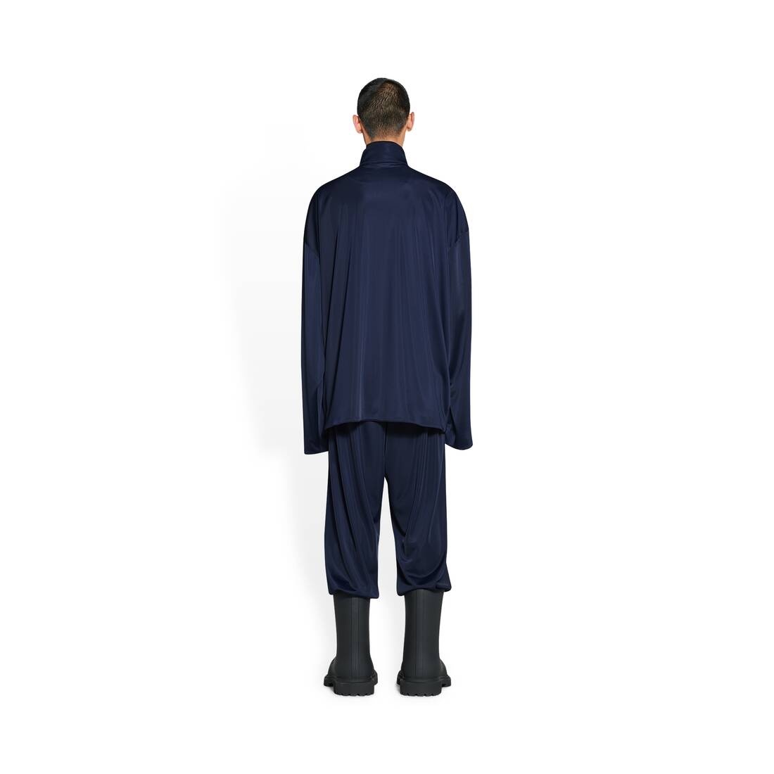 Men's Tracksuit Jacket in Navy Blue - 4