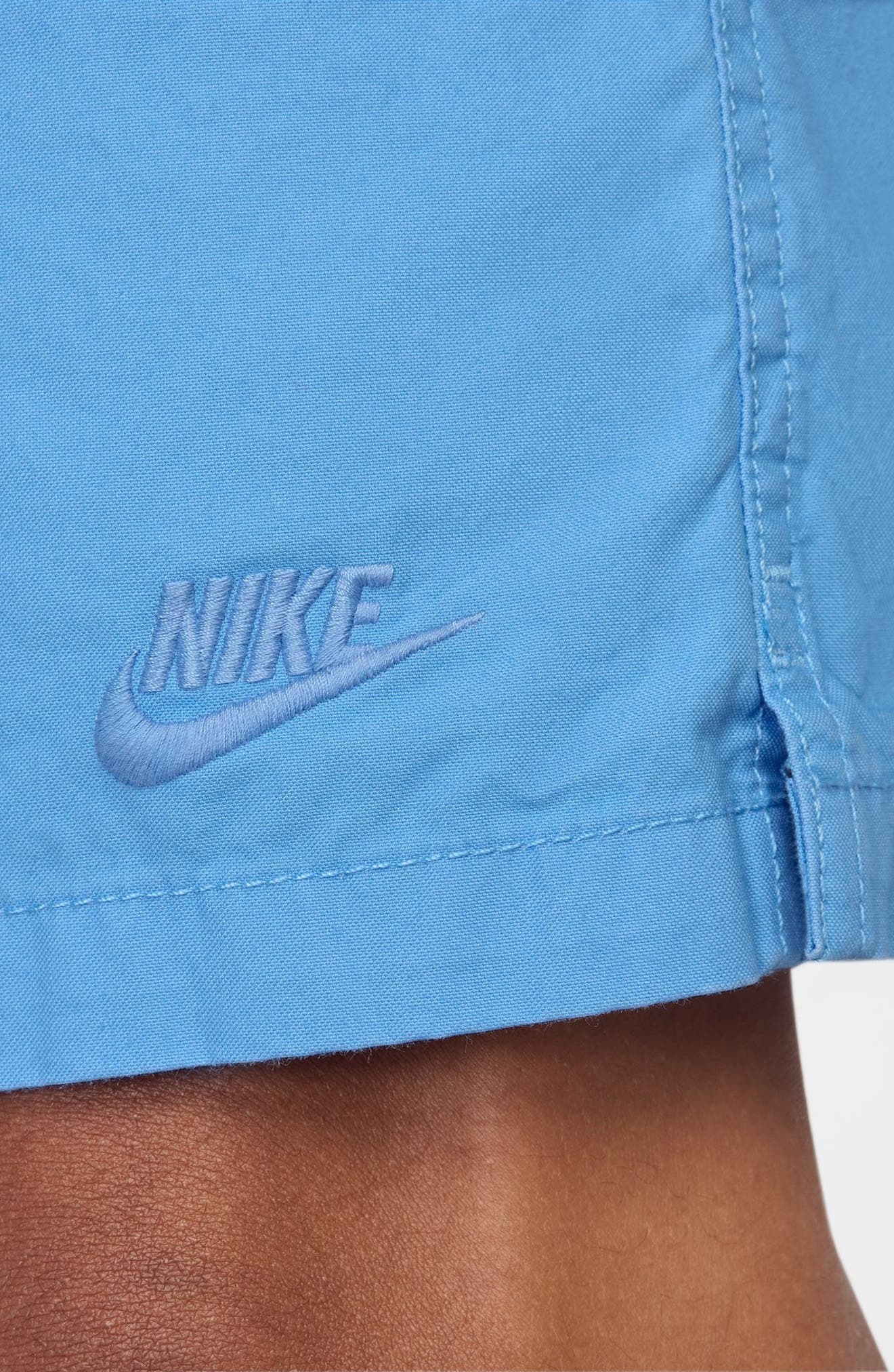 Nike Club Washed Flow Shorts in University Blue at Nordstrom - 5