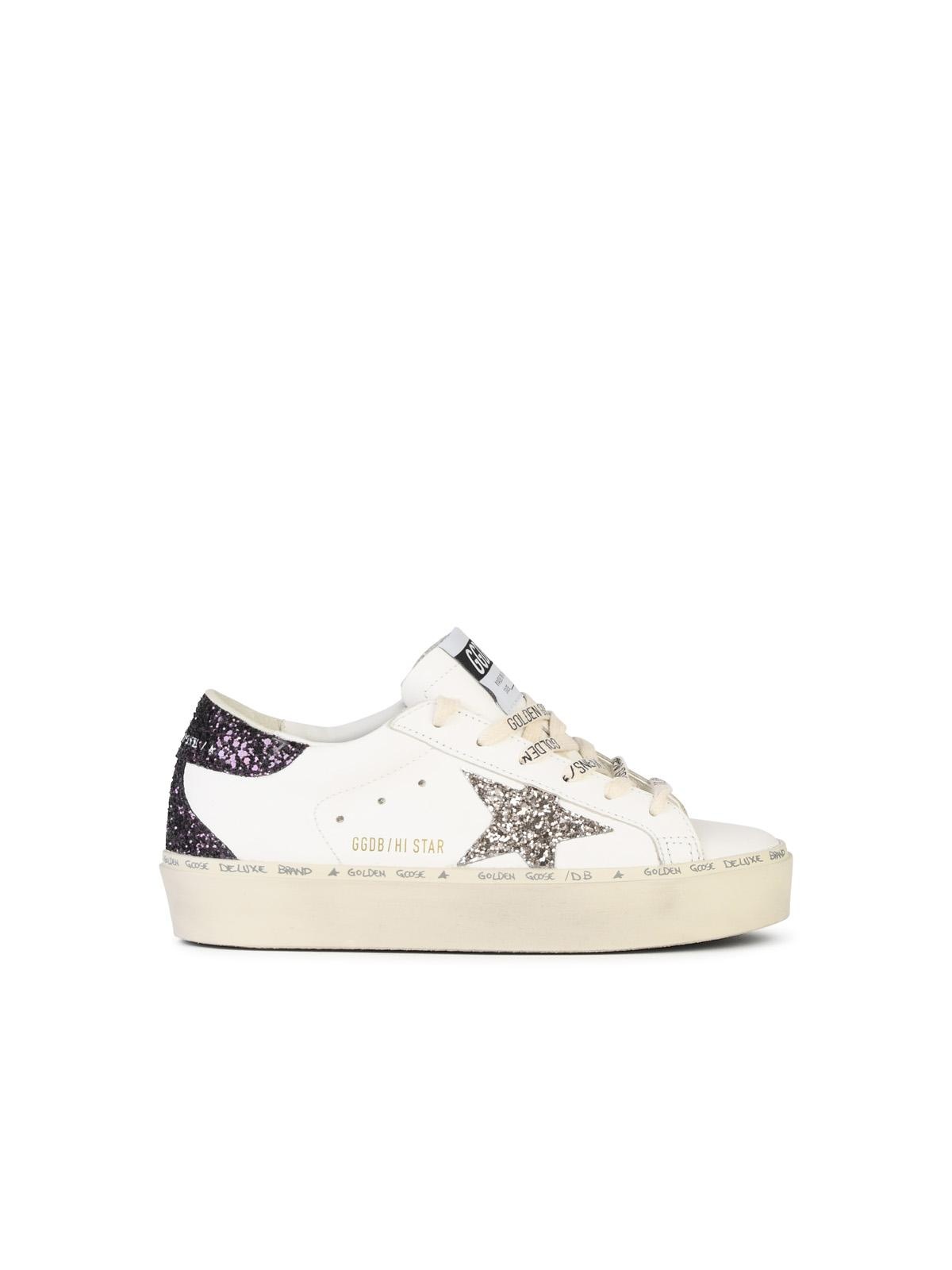 Golden Goose 'Hi Star' White Leather Sneakers Woman - 1