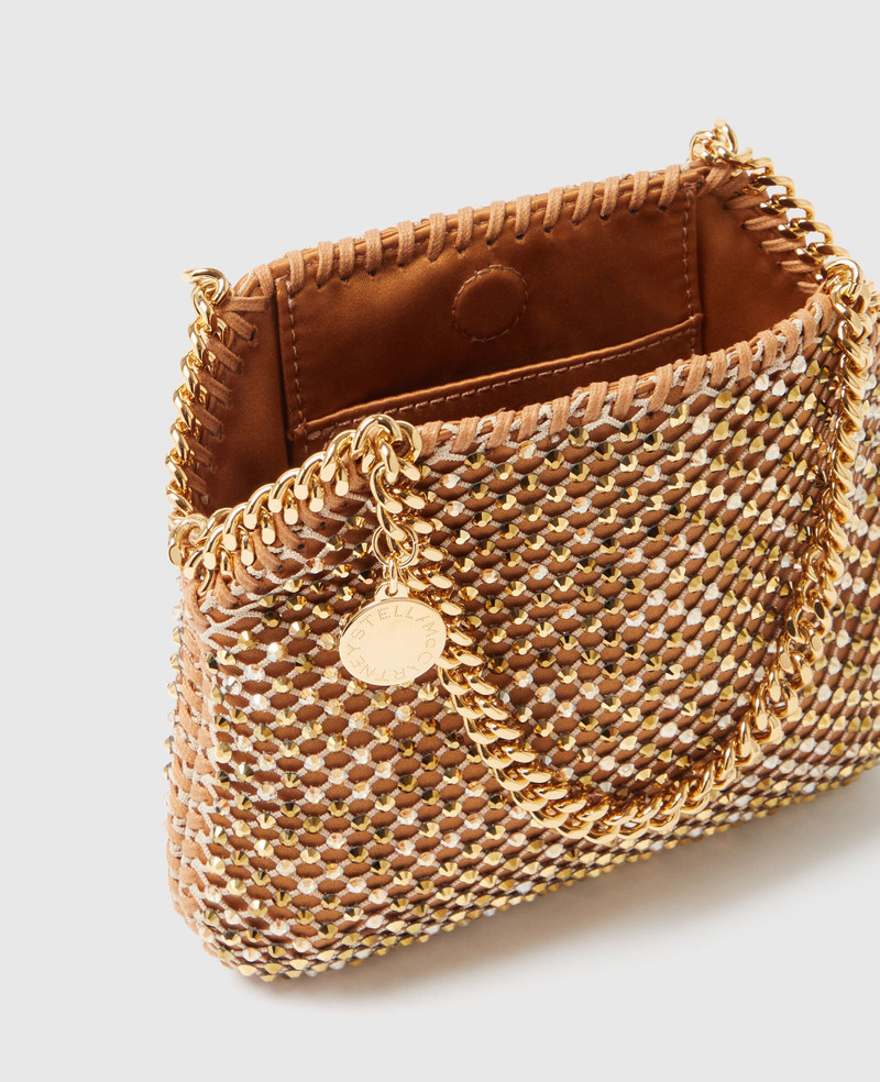 Falabella Crystal Mesh Mini Tote Bag 4