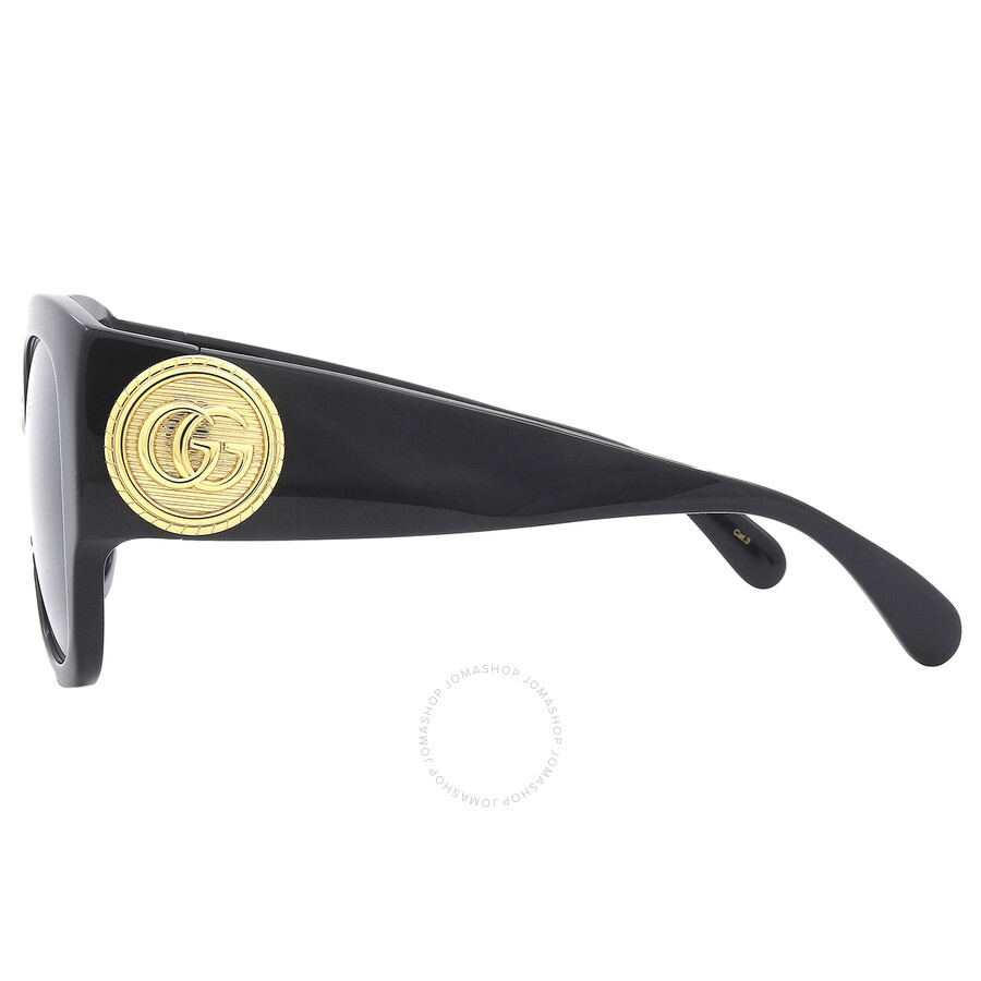 Gucci Grey Butterfly Ladies Sunglasses GG1407S 001 54 - 3