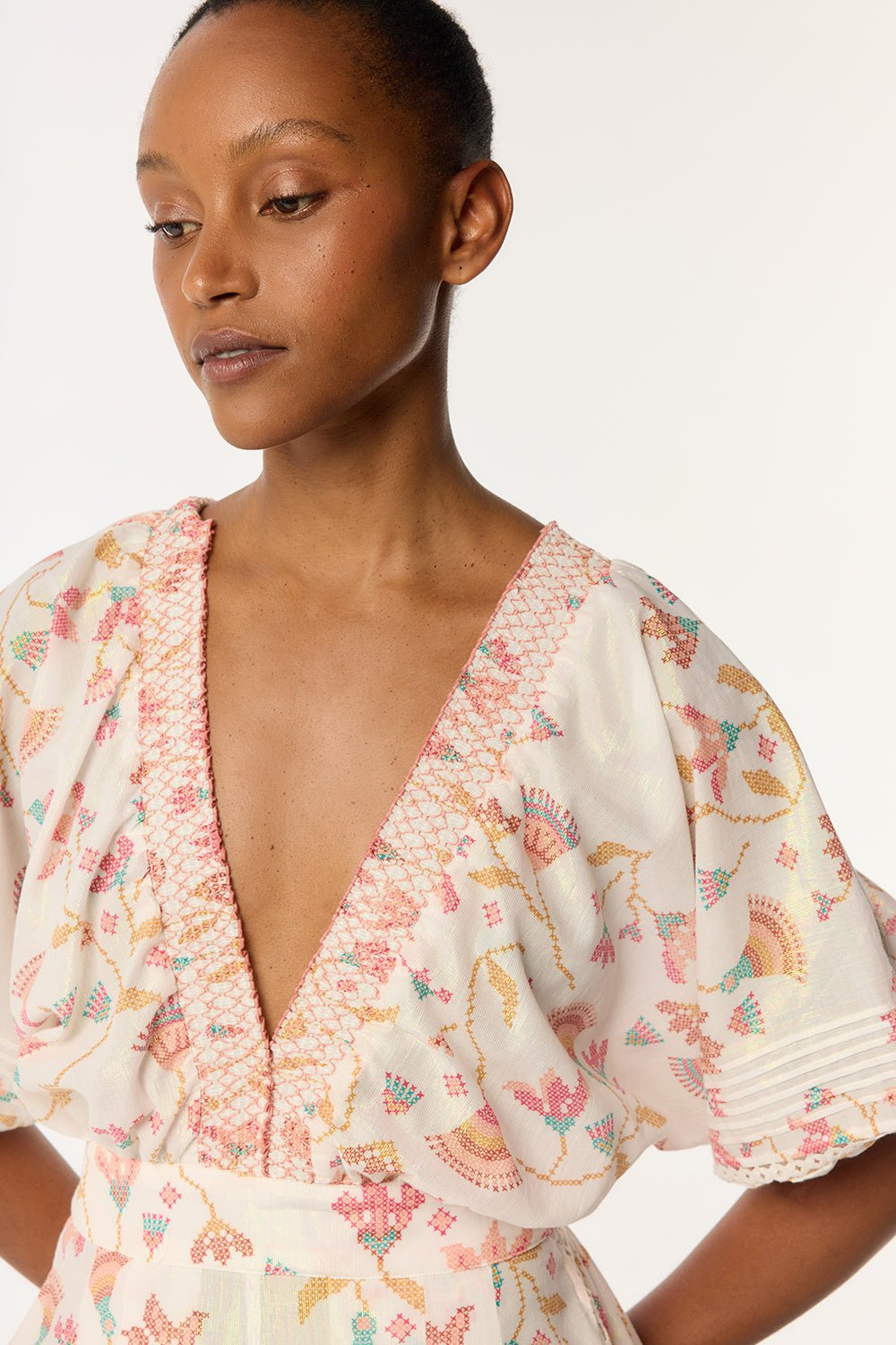 Short Jumpsuit Chantal - Pink Ylang Ylang - 4