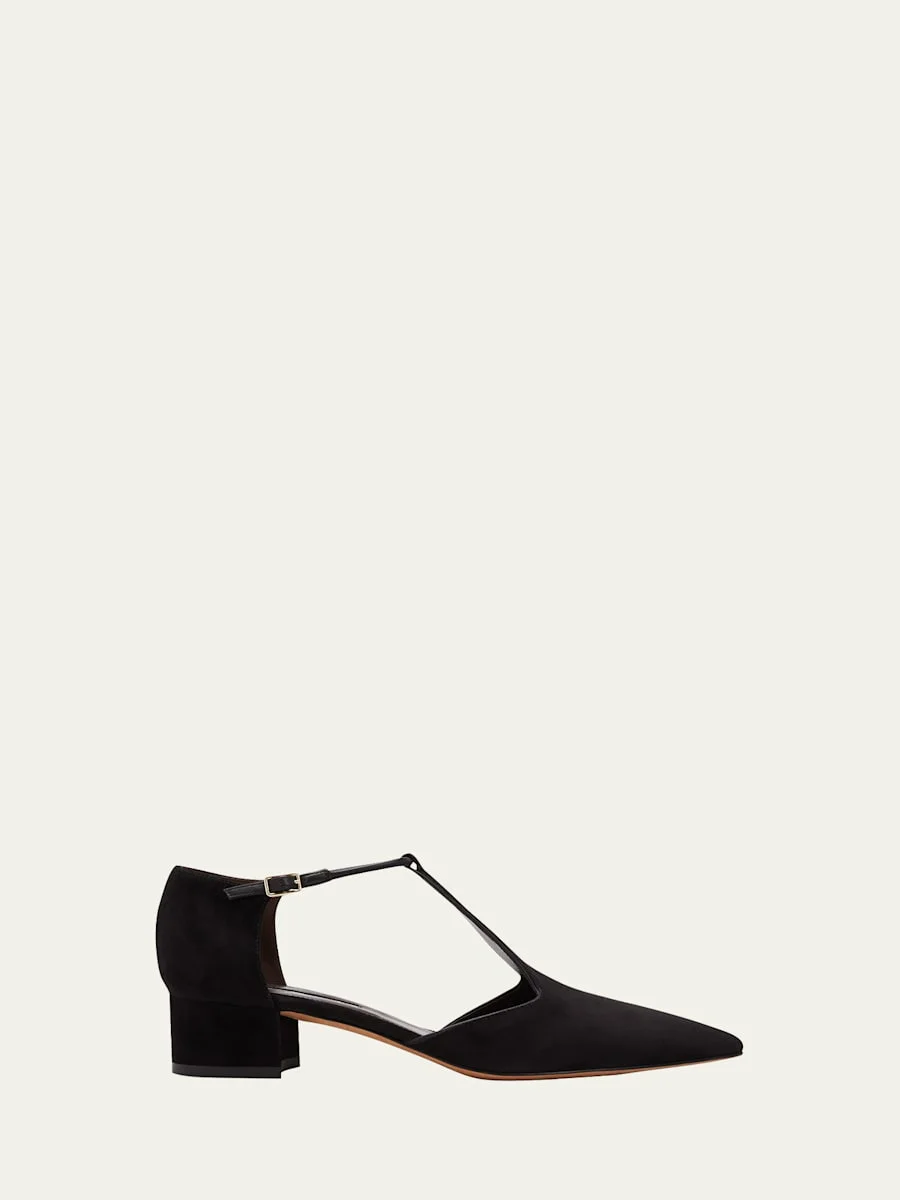 Mary Jane Ballerina Pumps - 1