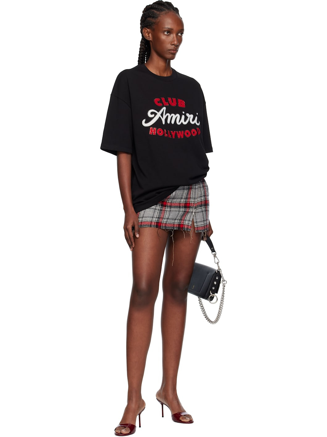Black 'Club AMIRI' Oversized T-shirt - 4