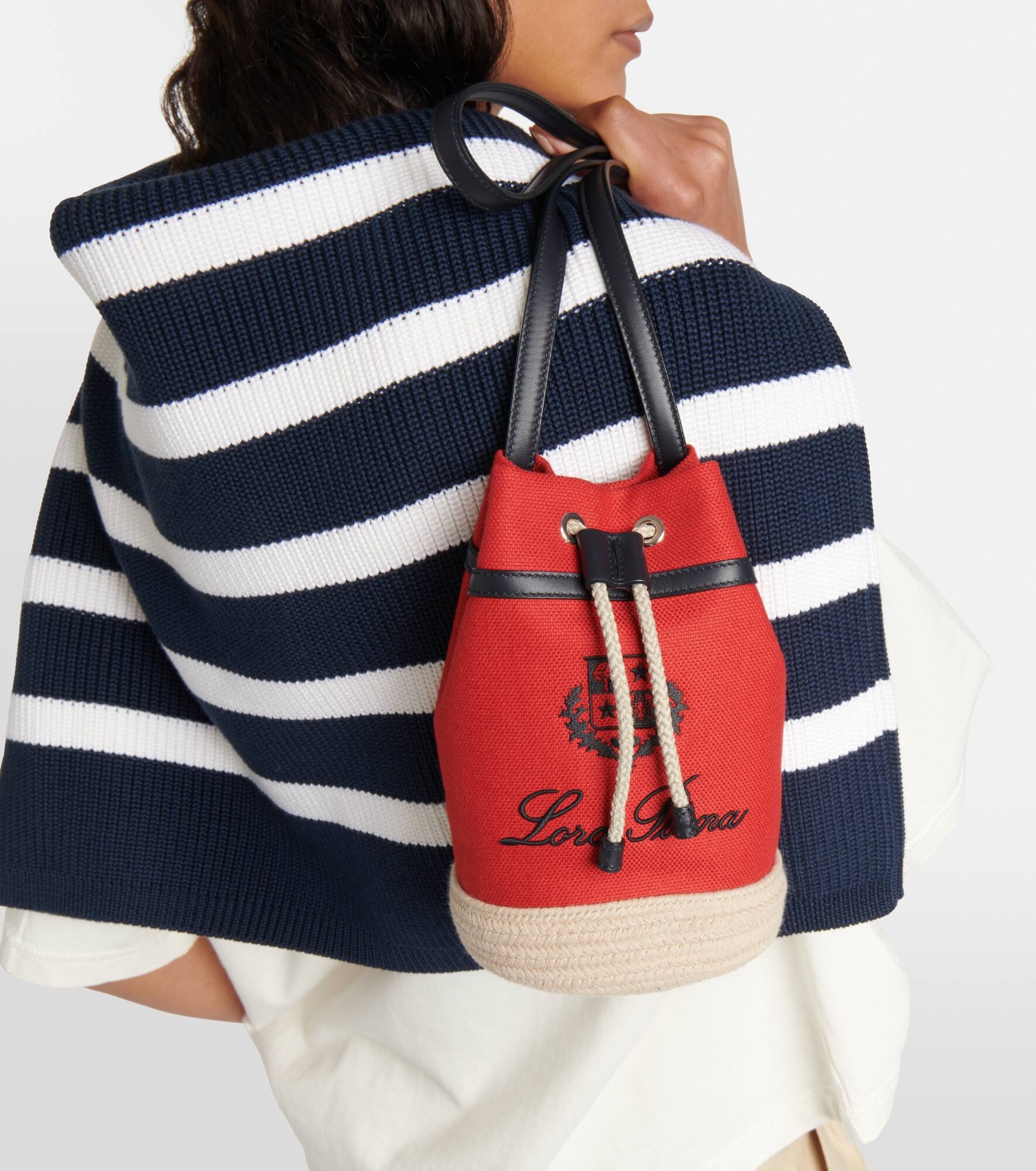 Sailor Mini canvas bucket bag - 2