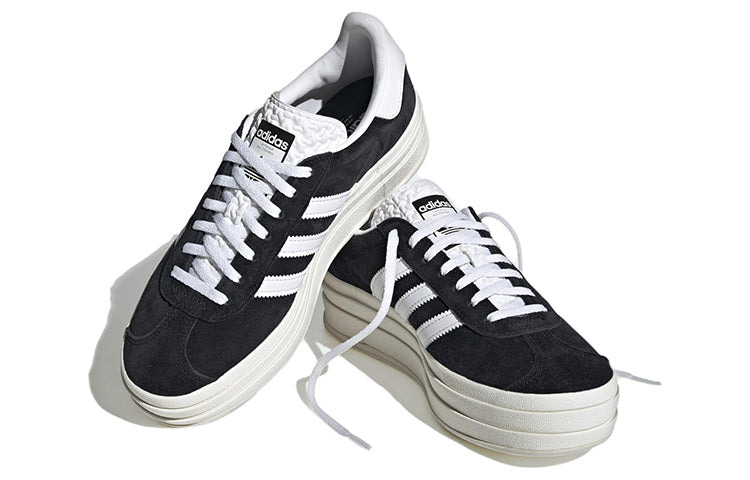 (WMNS) adidas Gazelle Bold 'Black White' HQ6912 - 3