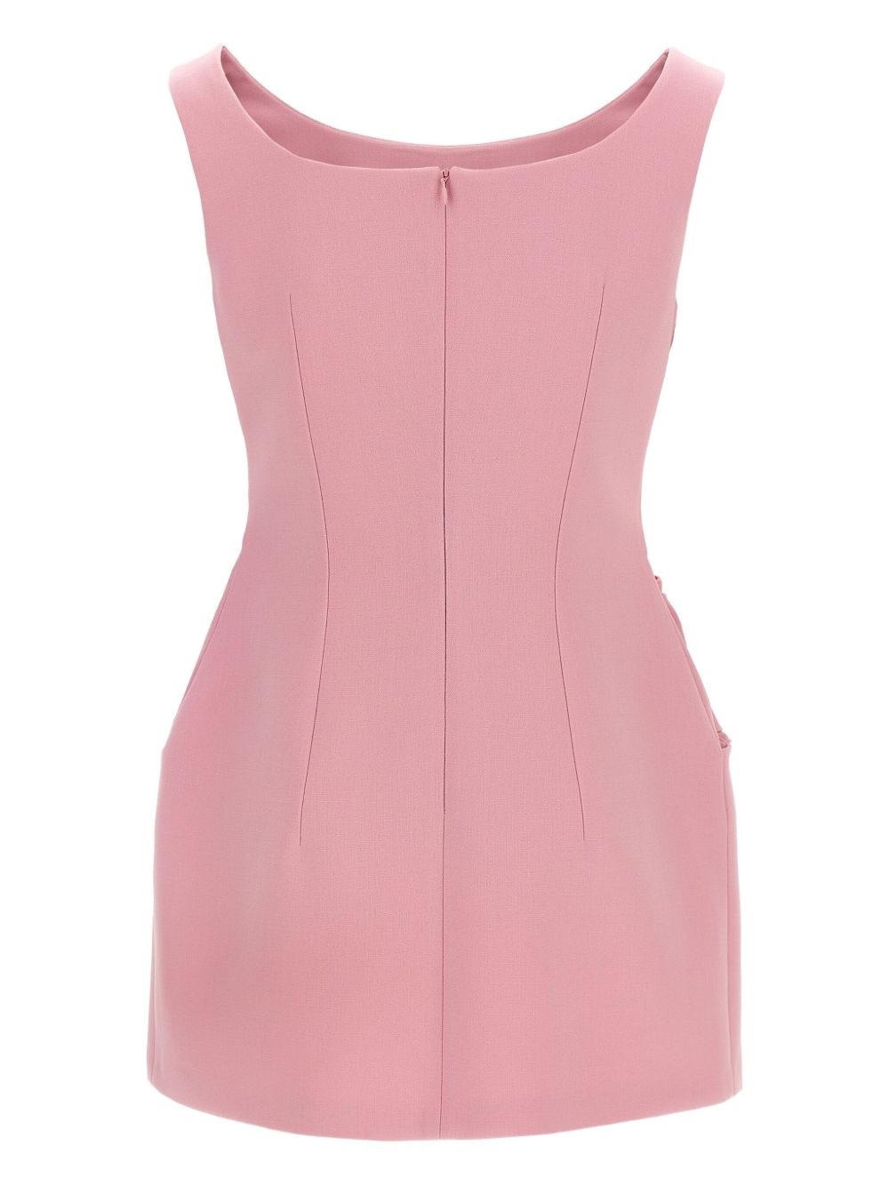 rose-detail dress - 2