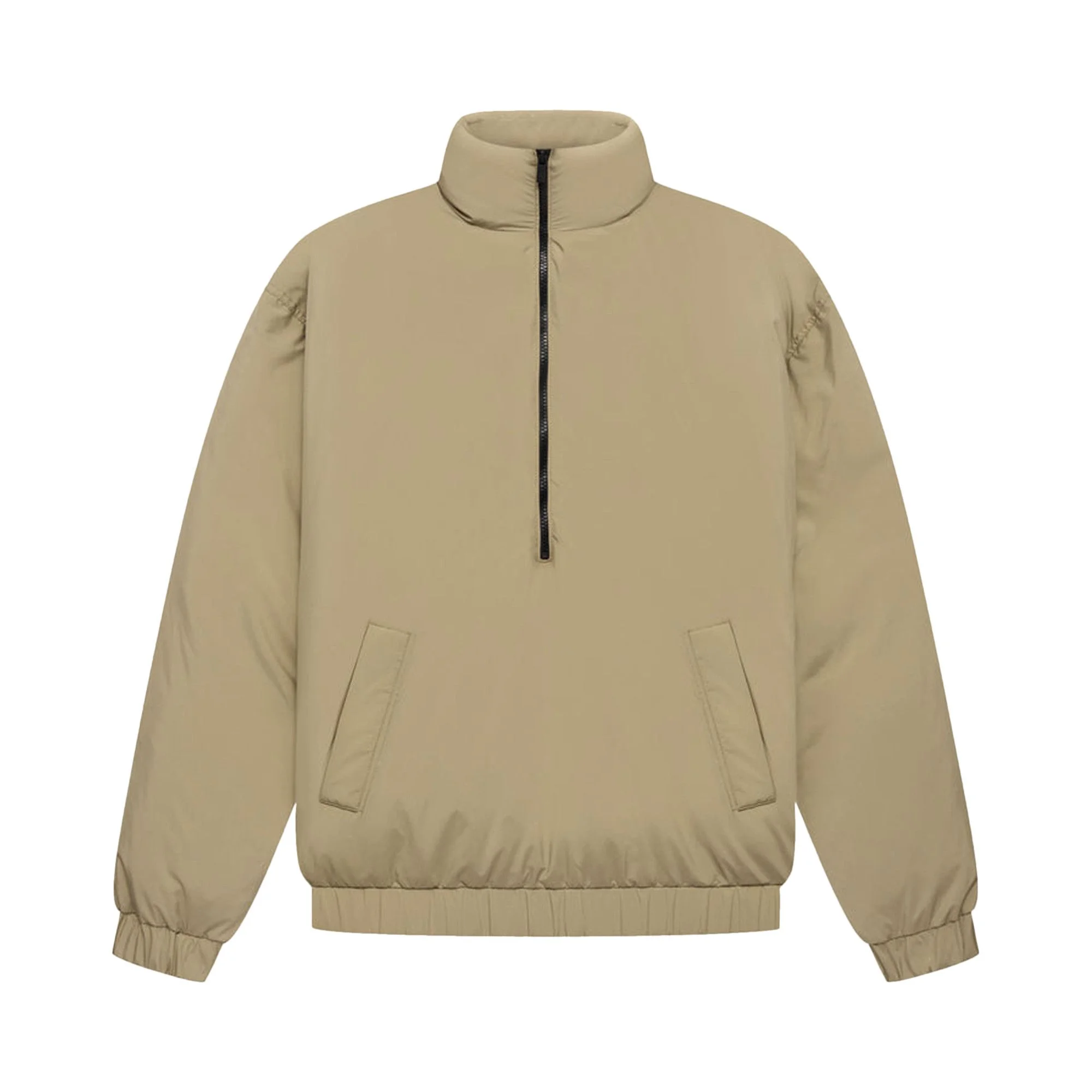 Fear of God Essentials Half-Zip Puffer 'Oak' - 1