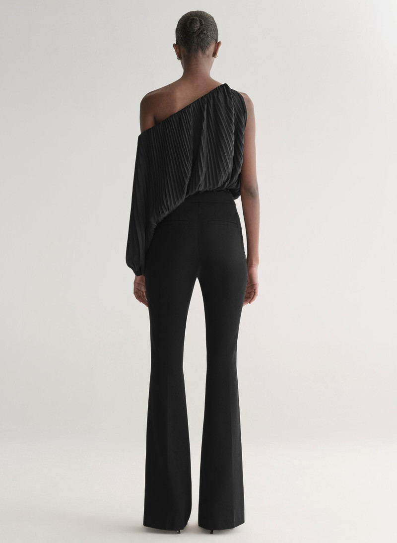 Mara Satin Pleated Asymmetric Top 6