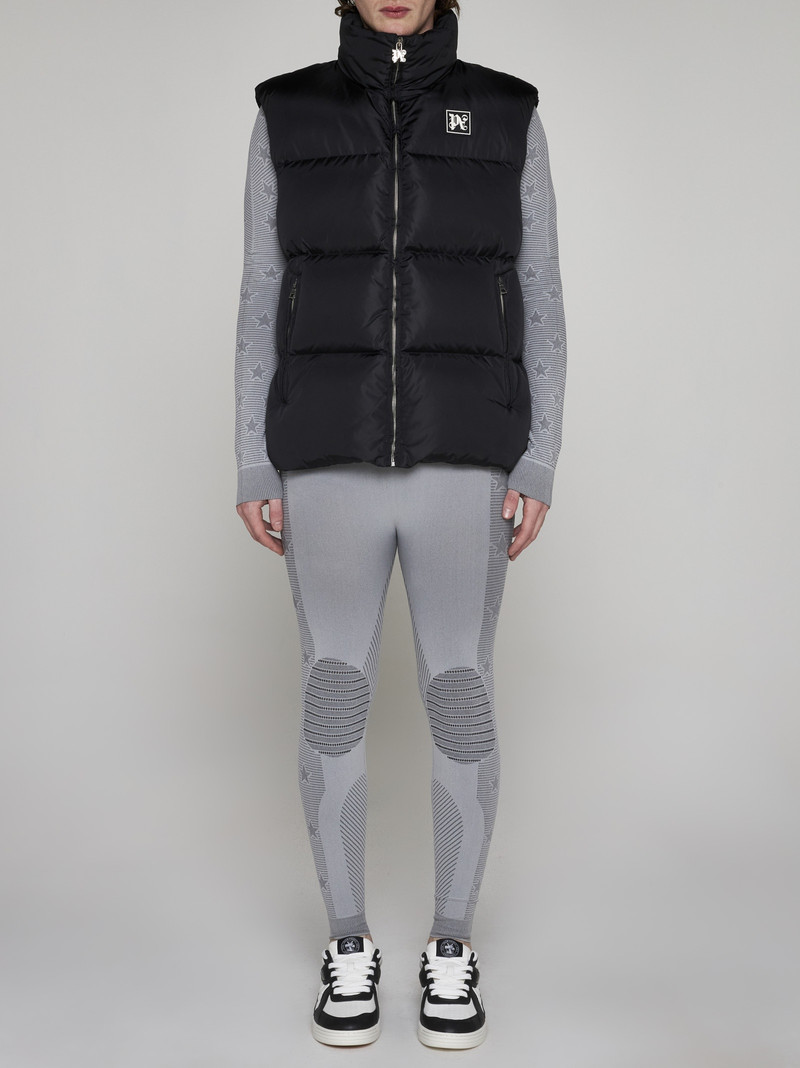 Palm Angels Ski quilted nylon down vest outlook