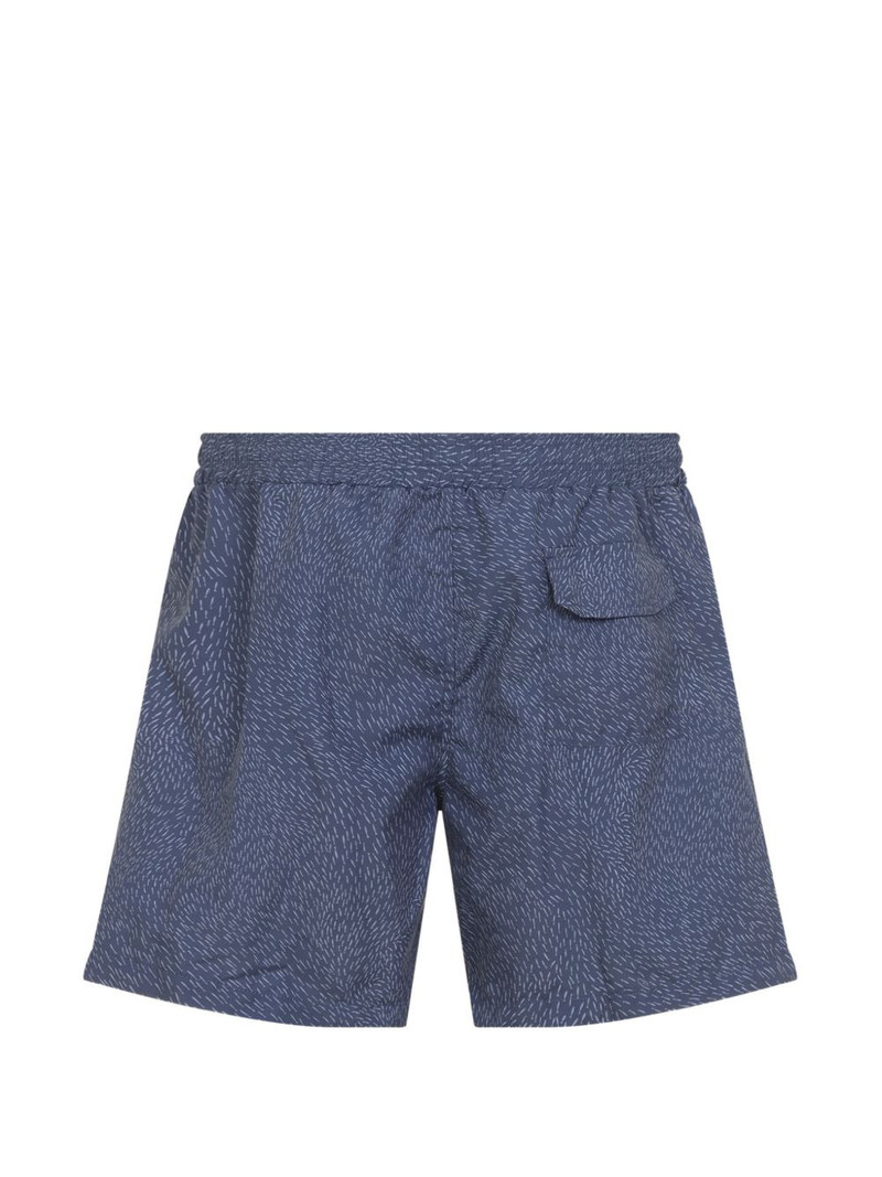 Brioni printed drawstring swim shorts outlook