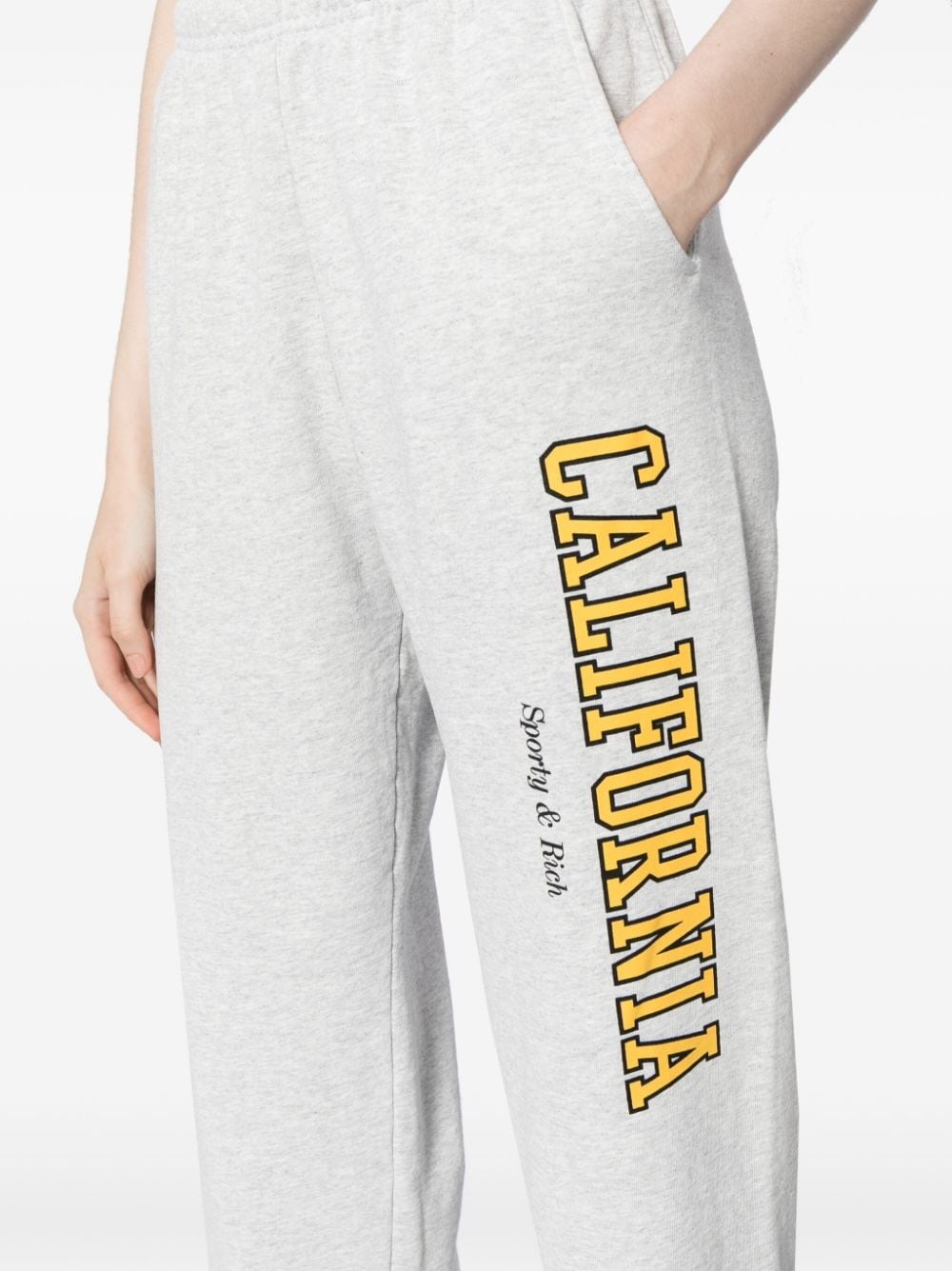California logo-print track pants - 5