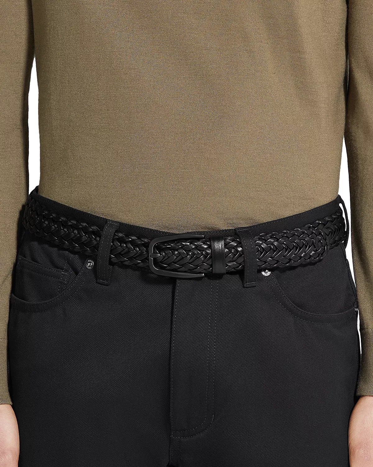 Braided Leather Belt - 2