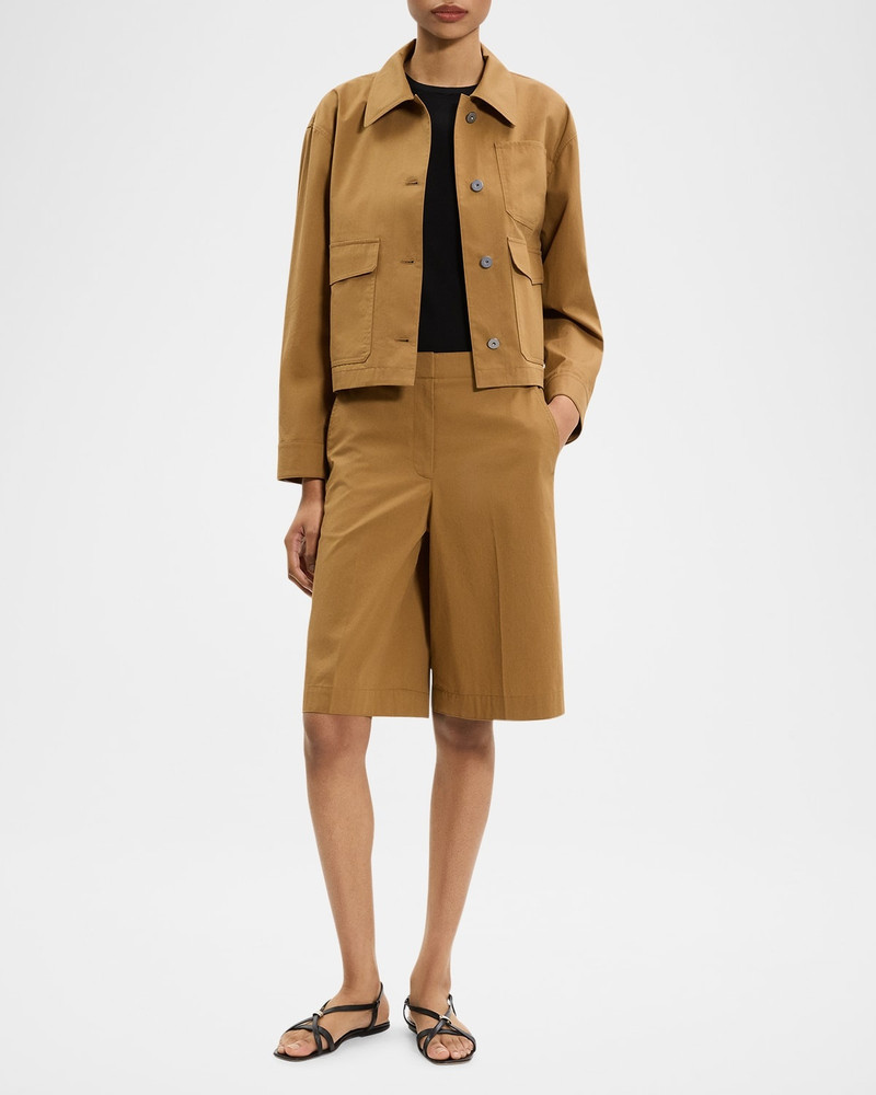 Theory Cropped Work Jacket outlook