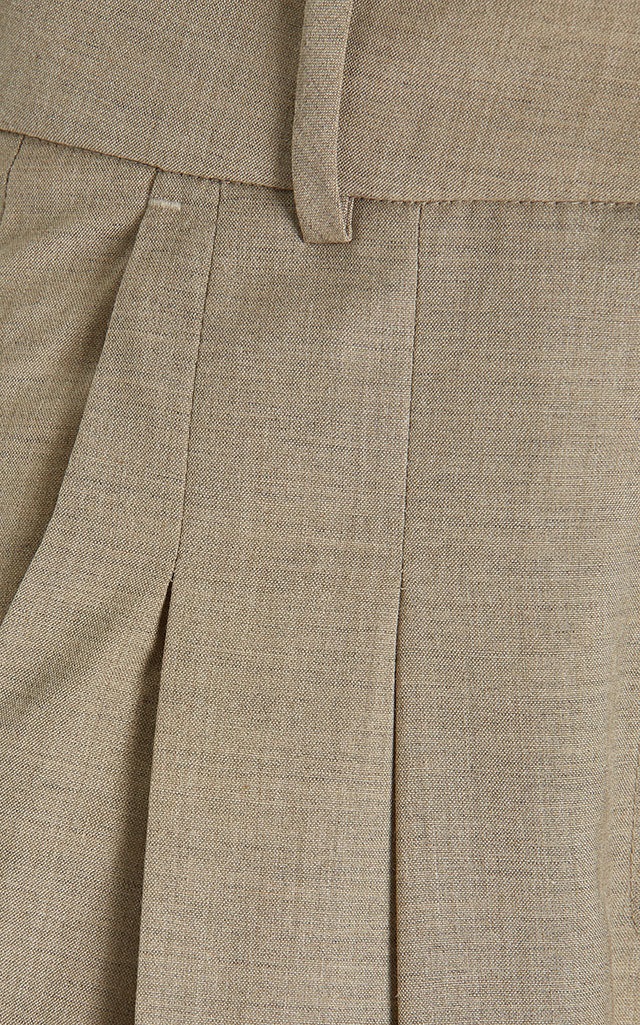 Gelso Pleated Suiting Wide-Leg Trousers neutral - 5