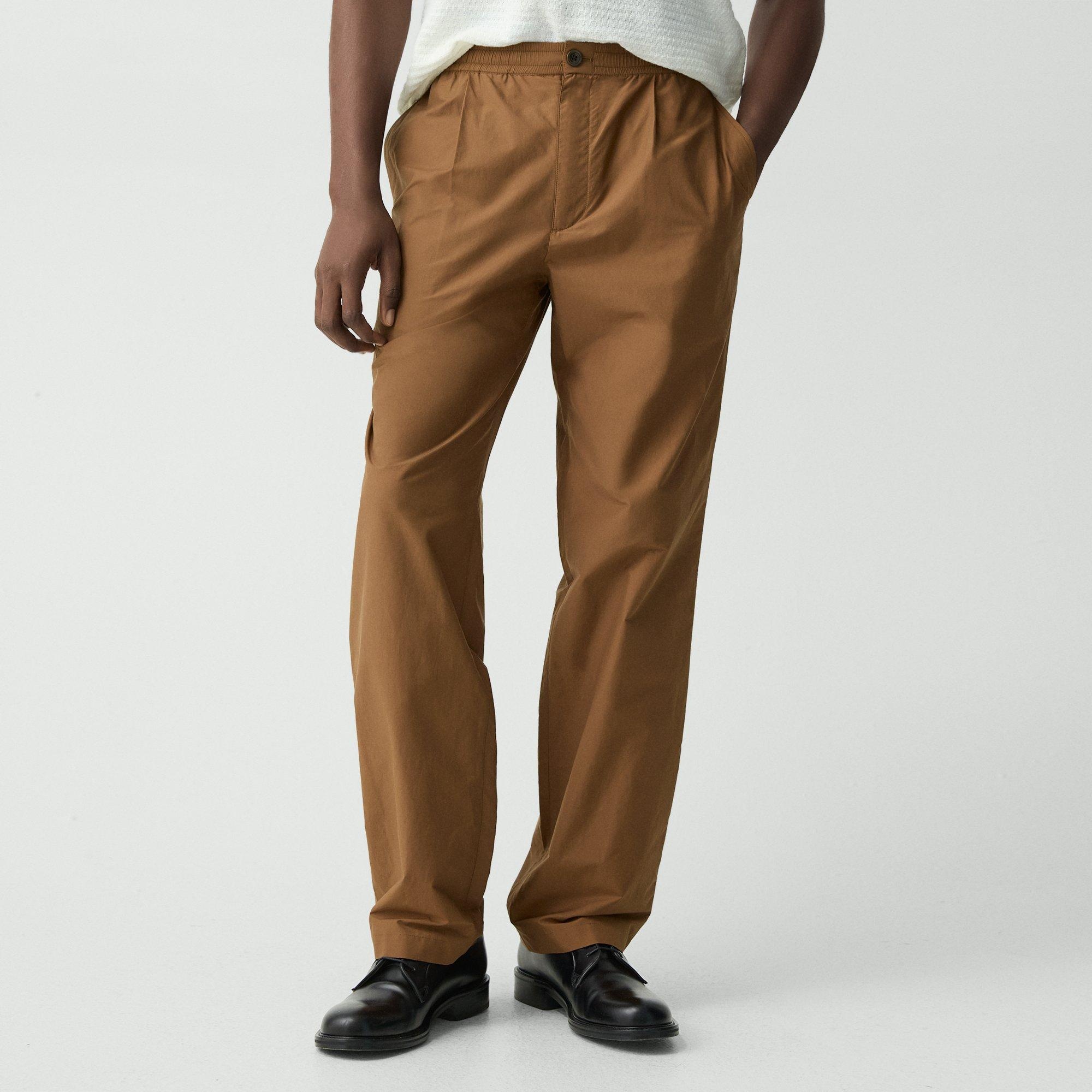Pleated Drawstring Pant in Cotton-Blend - 5