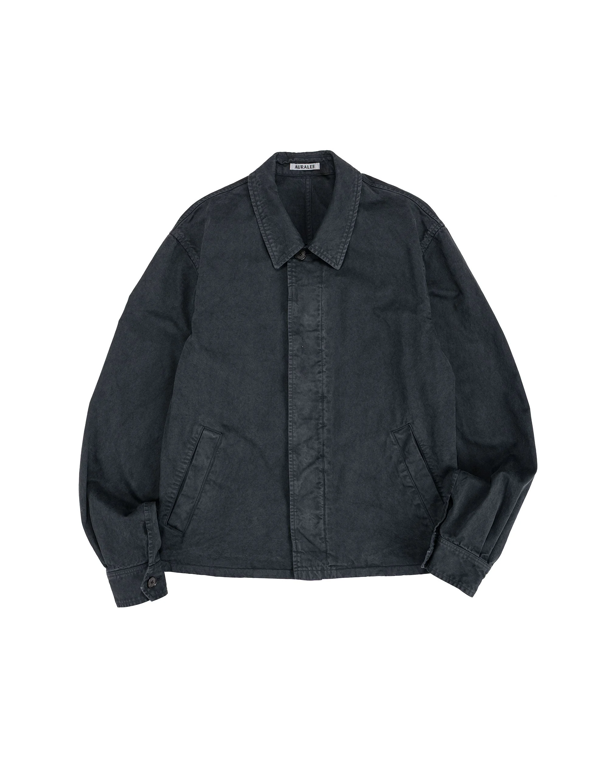Garment Dyed Finx Light Chino Blouson Black - 1