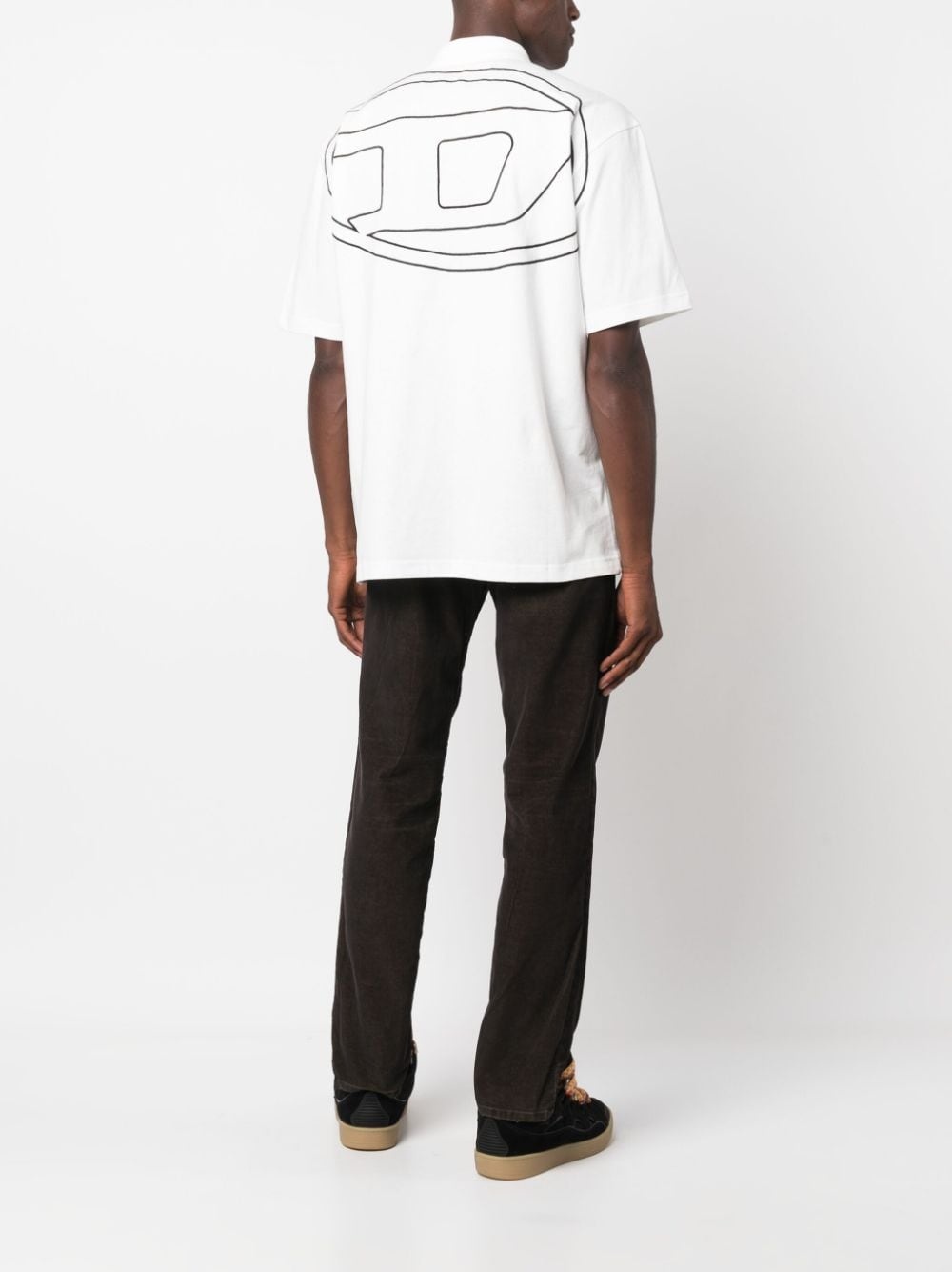 Oval D organic cotton polo shirt - 2