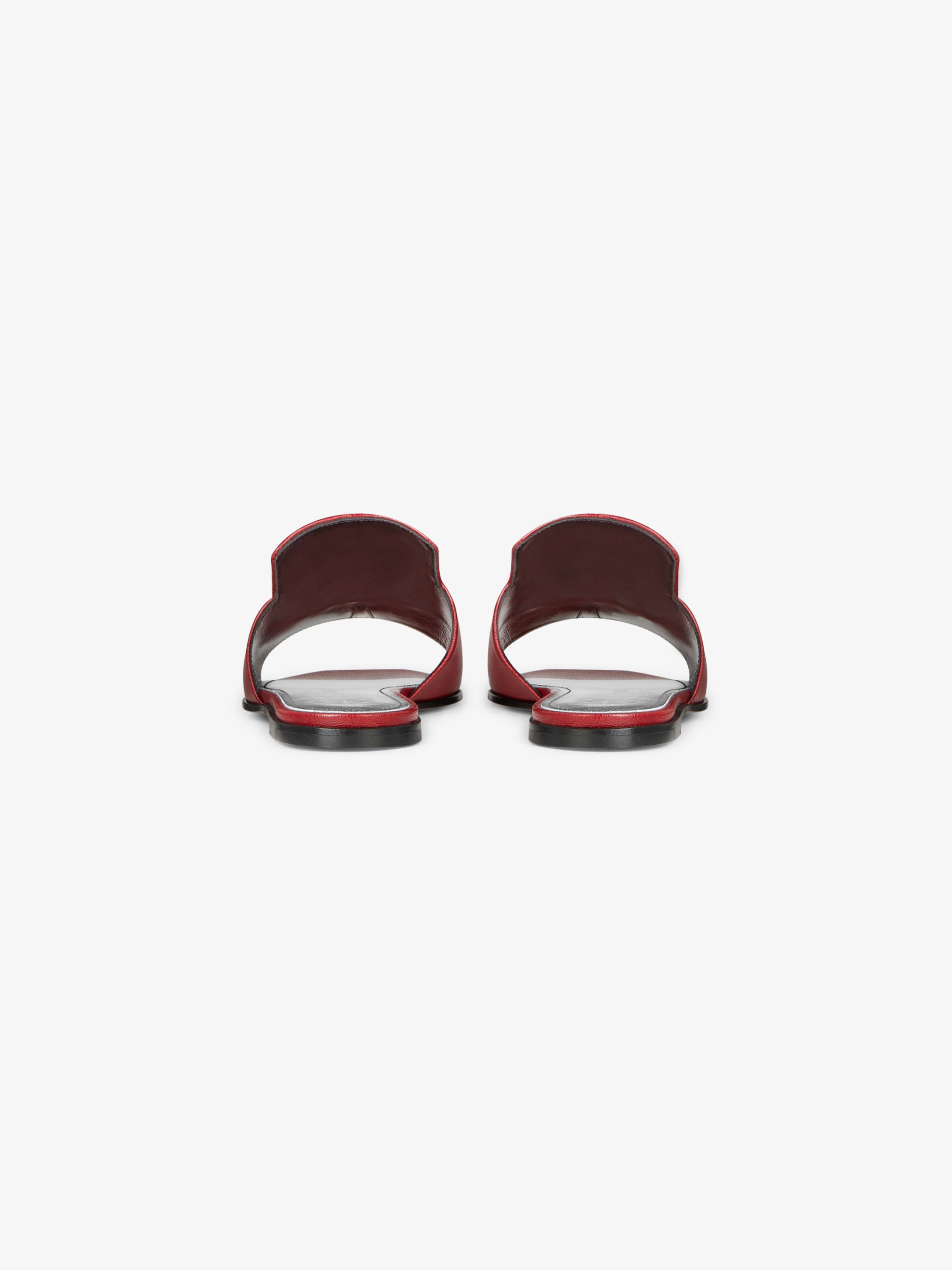 4G sandals in grained leather - 4