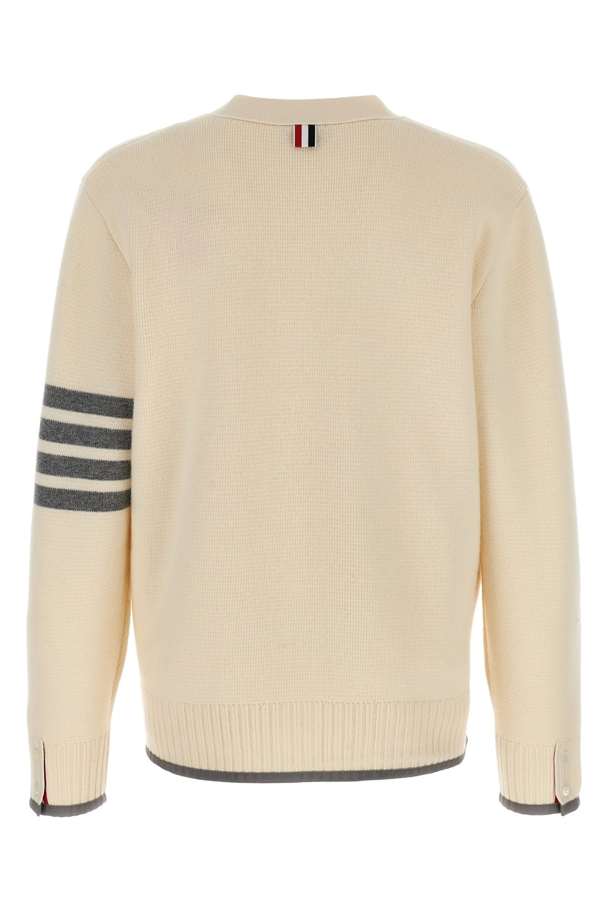 '4-Bar' Wool cardigan - 2