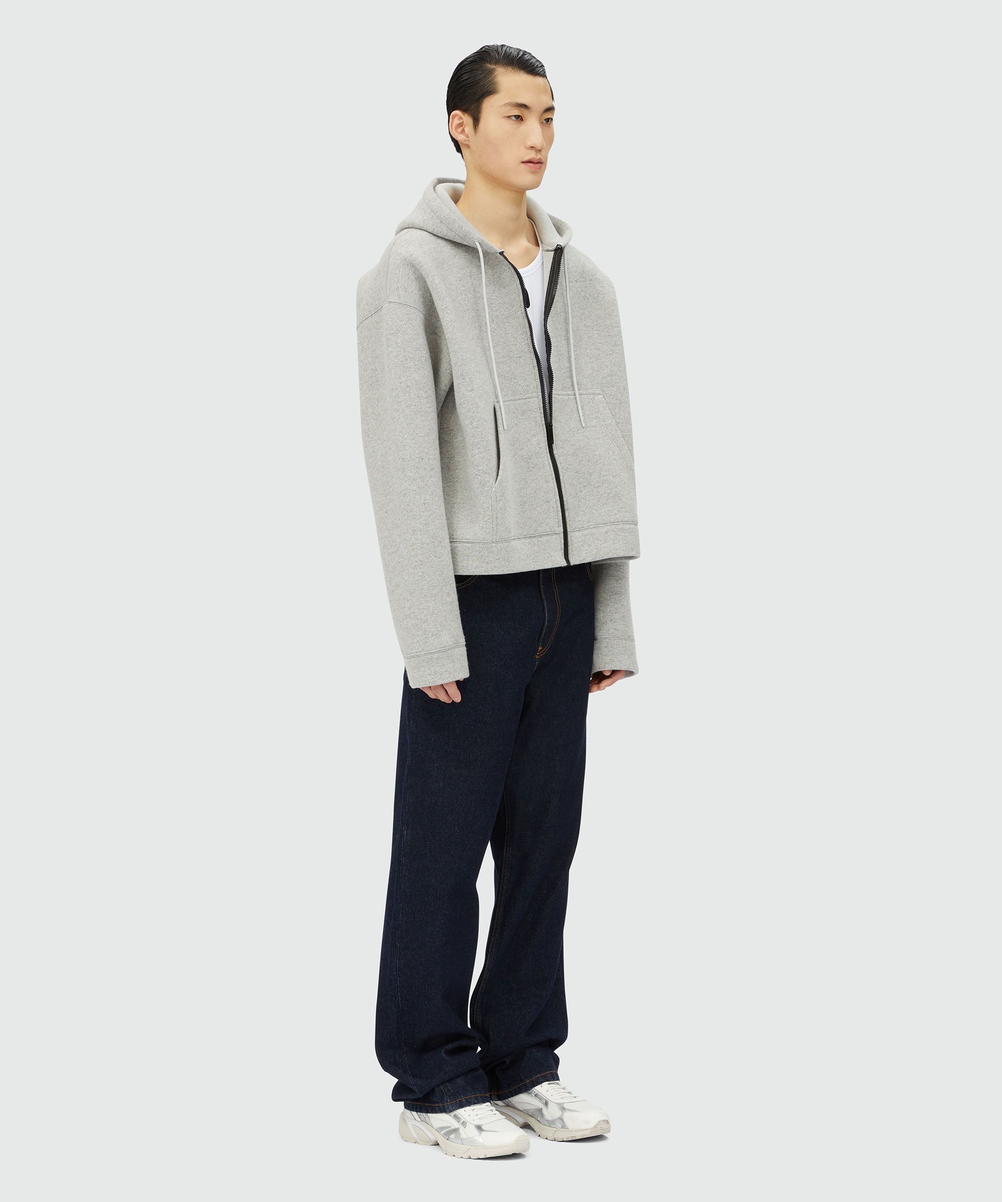 Straight-leg denim pants - 4