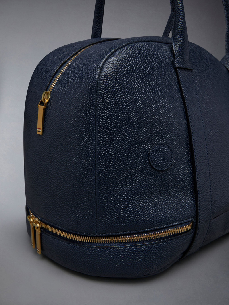 Pebble Grain Leather Whale Bag 5