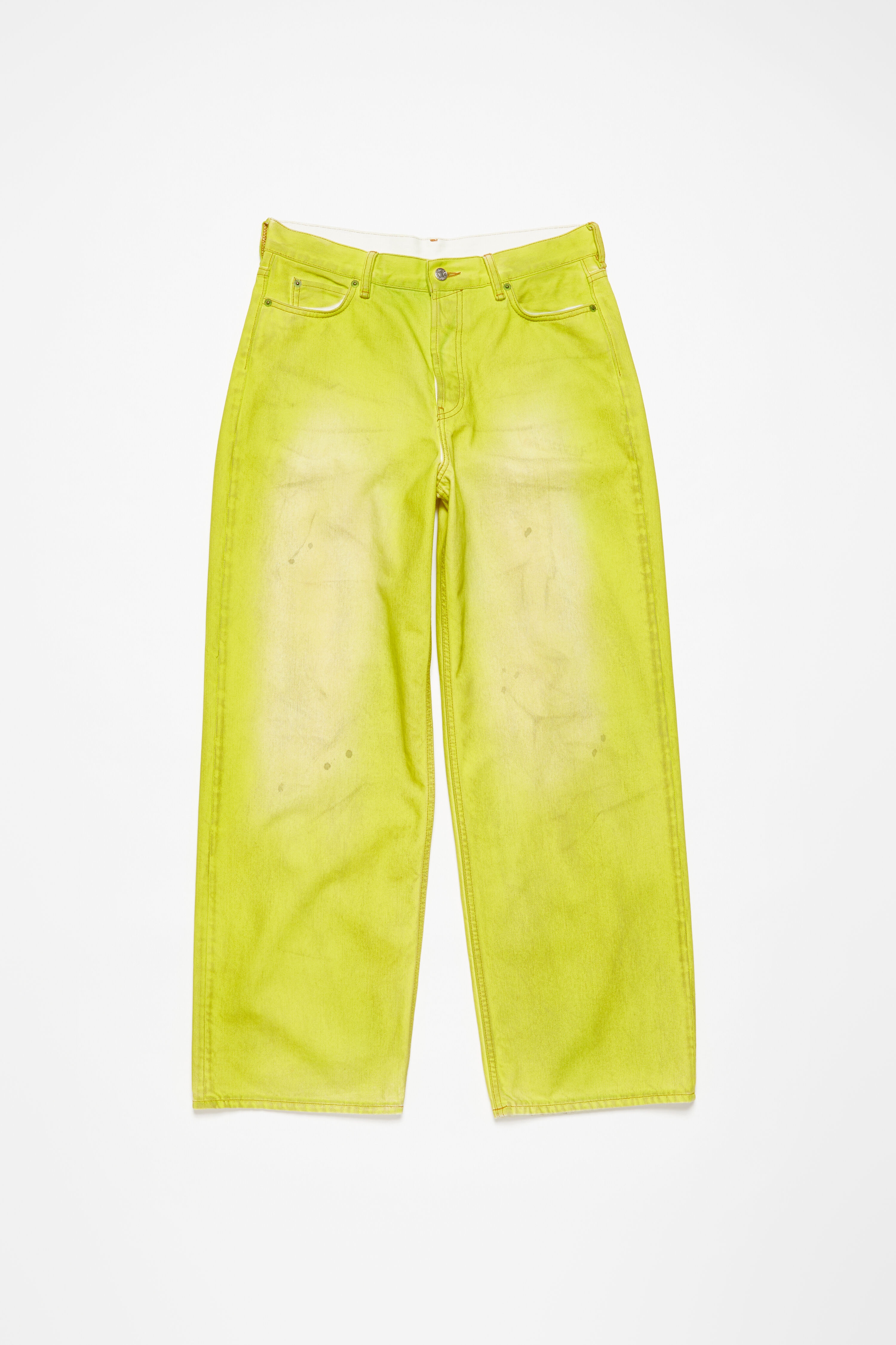 Loose fit jeans - 1981F - Neon yellow - 7