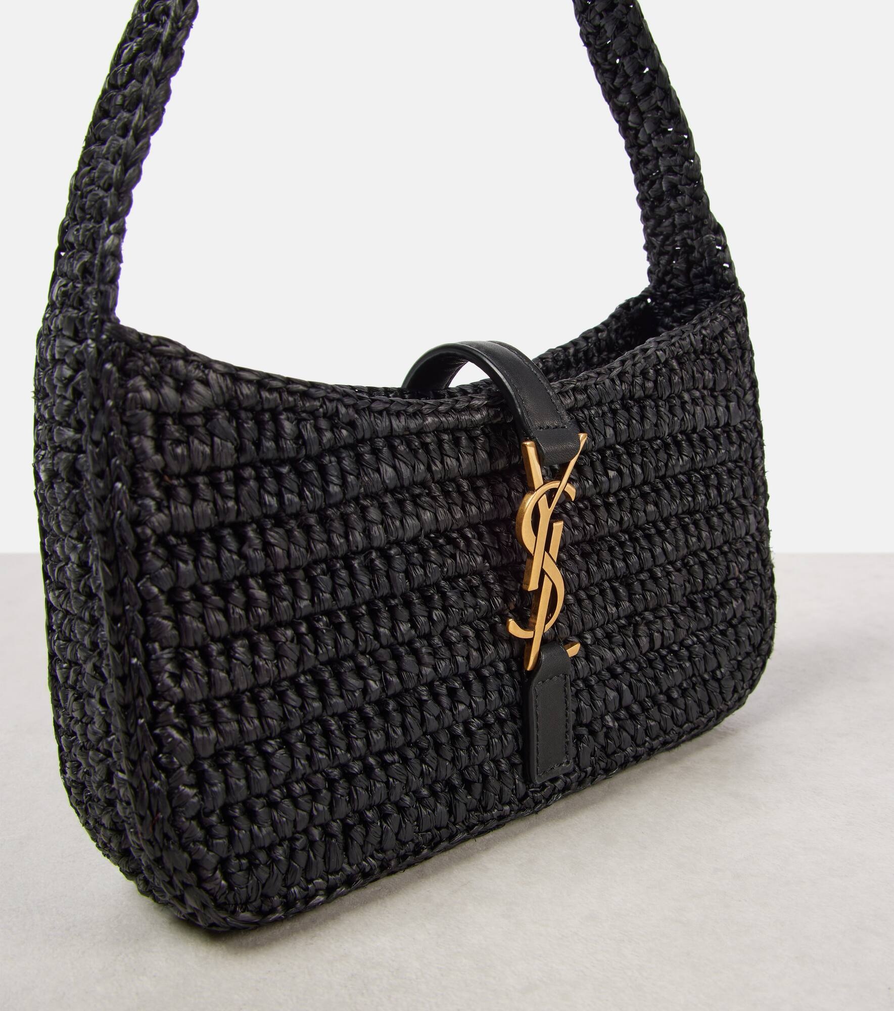 Le 5 à 7 Mini raffia shoulder bag - 6