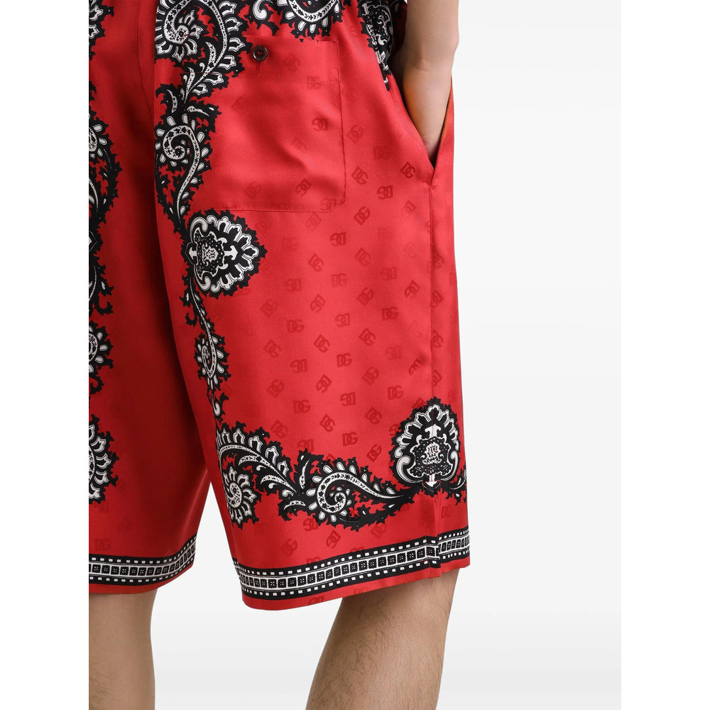 Dolce & Gabbana Red Shorts - Bermuda Shorts Men - 3