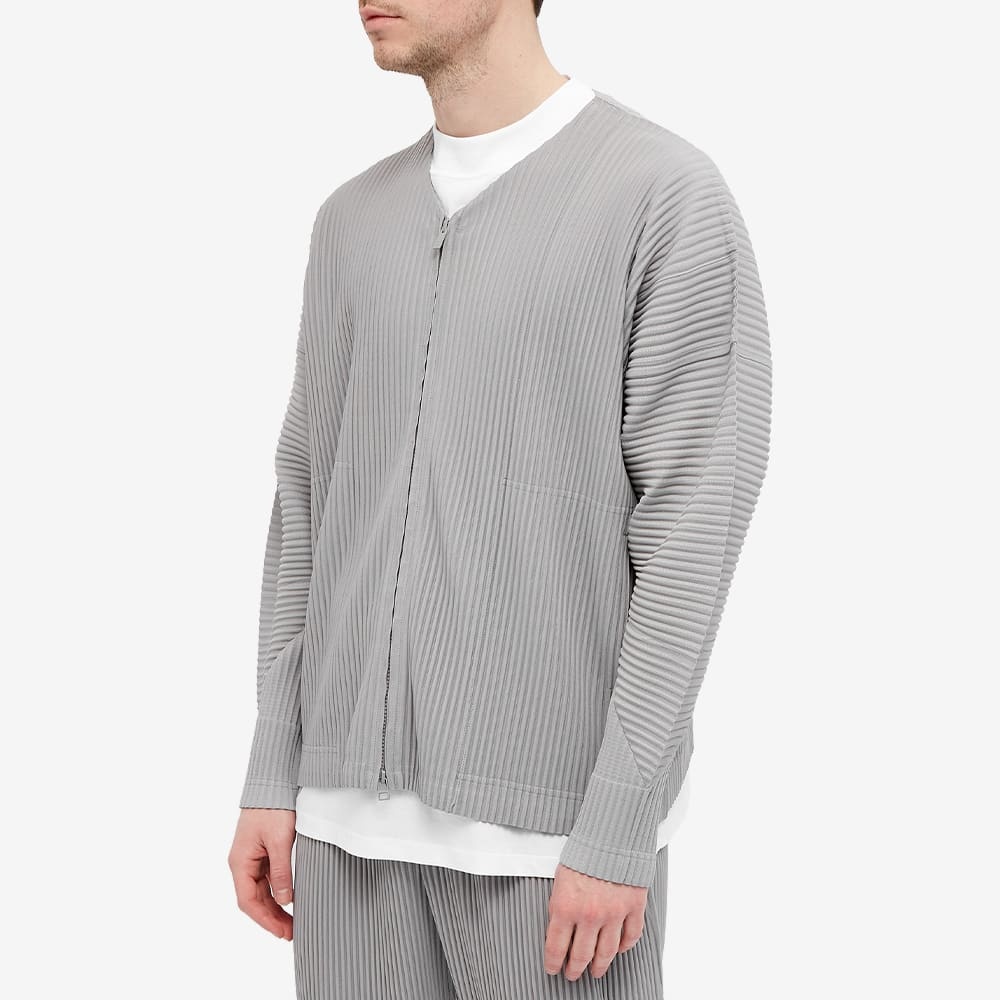 Homme Plissé Issey Miyake Pleated Zip Cardigan - 4