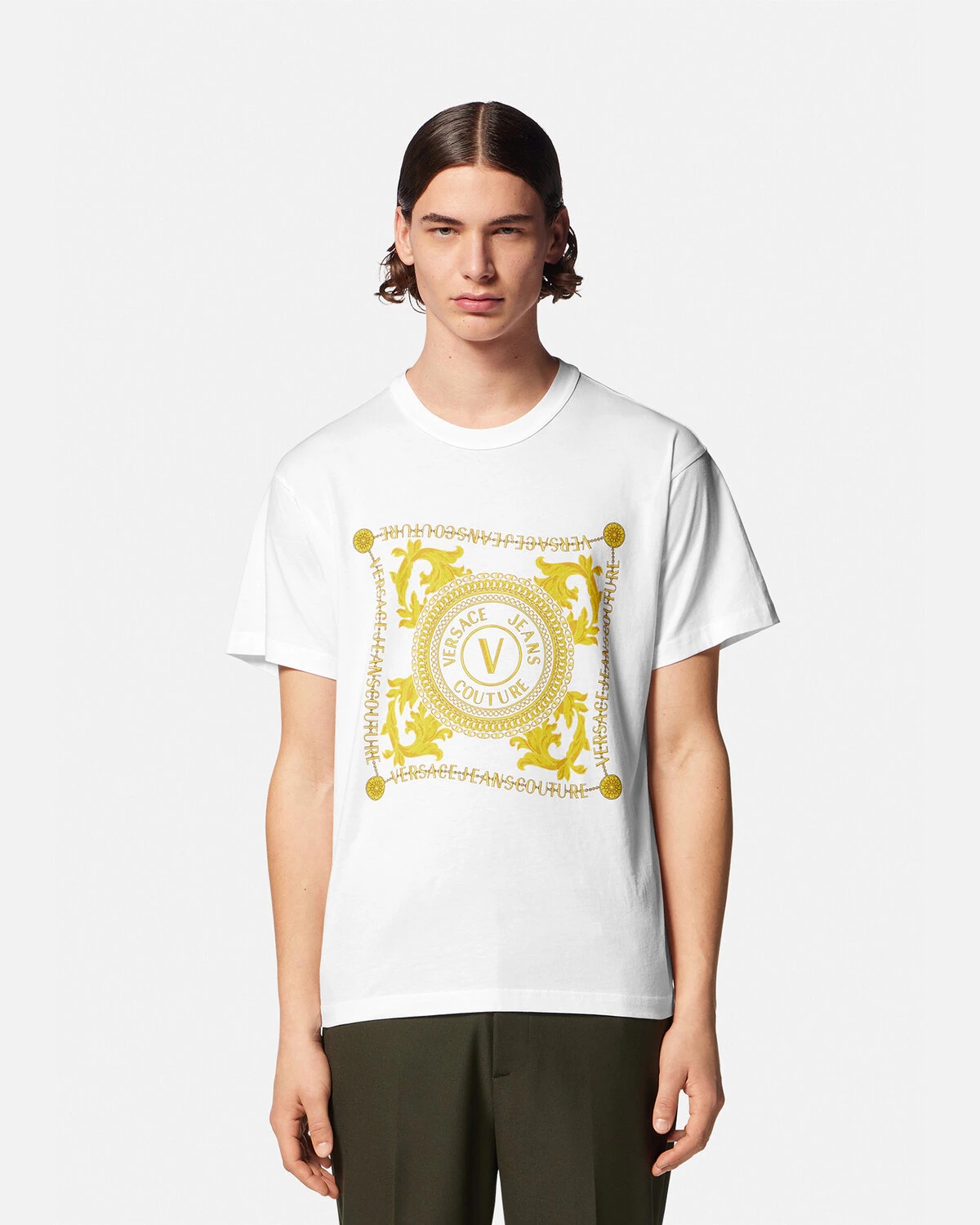 V-Emblem Chain T-Shirt - 3