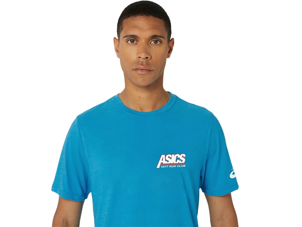 UNISEX ASICS SMSB 1977 RUN CLUB SHORT SLEEVE TEE - 4