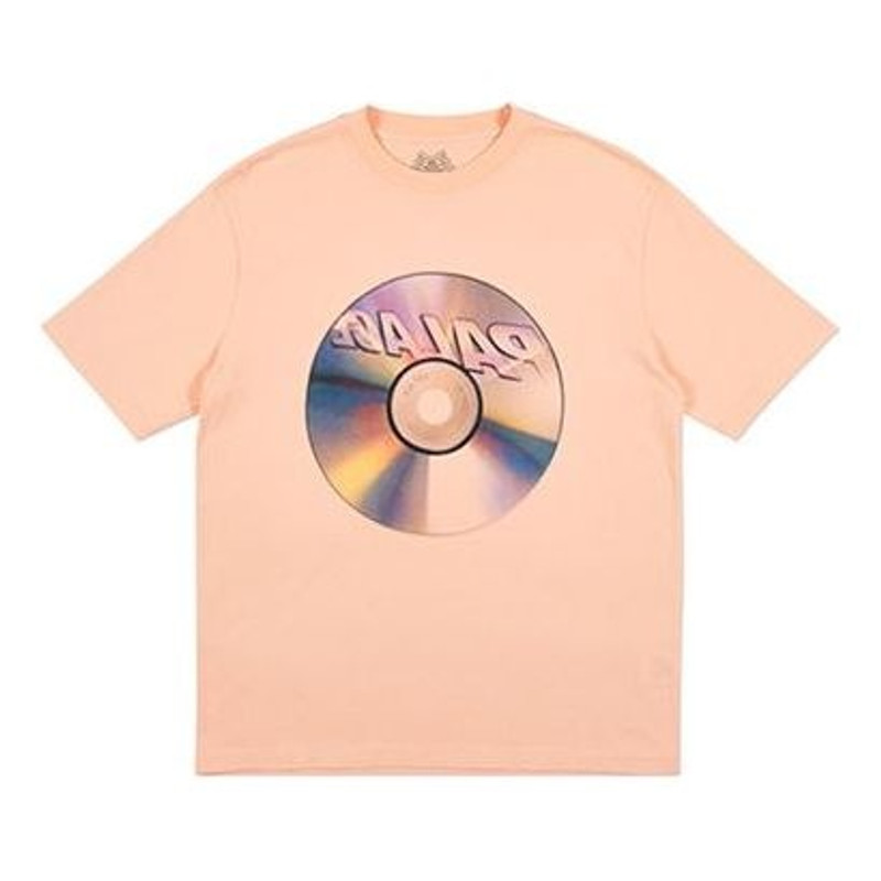 PALACE CD Peach Alphabet Printing Short Sleeve Unisex Pink PAL-SS18-021 - 1
