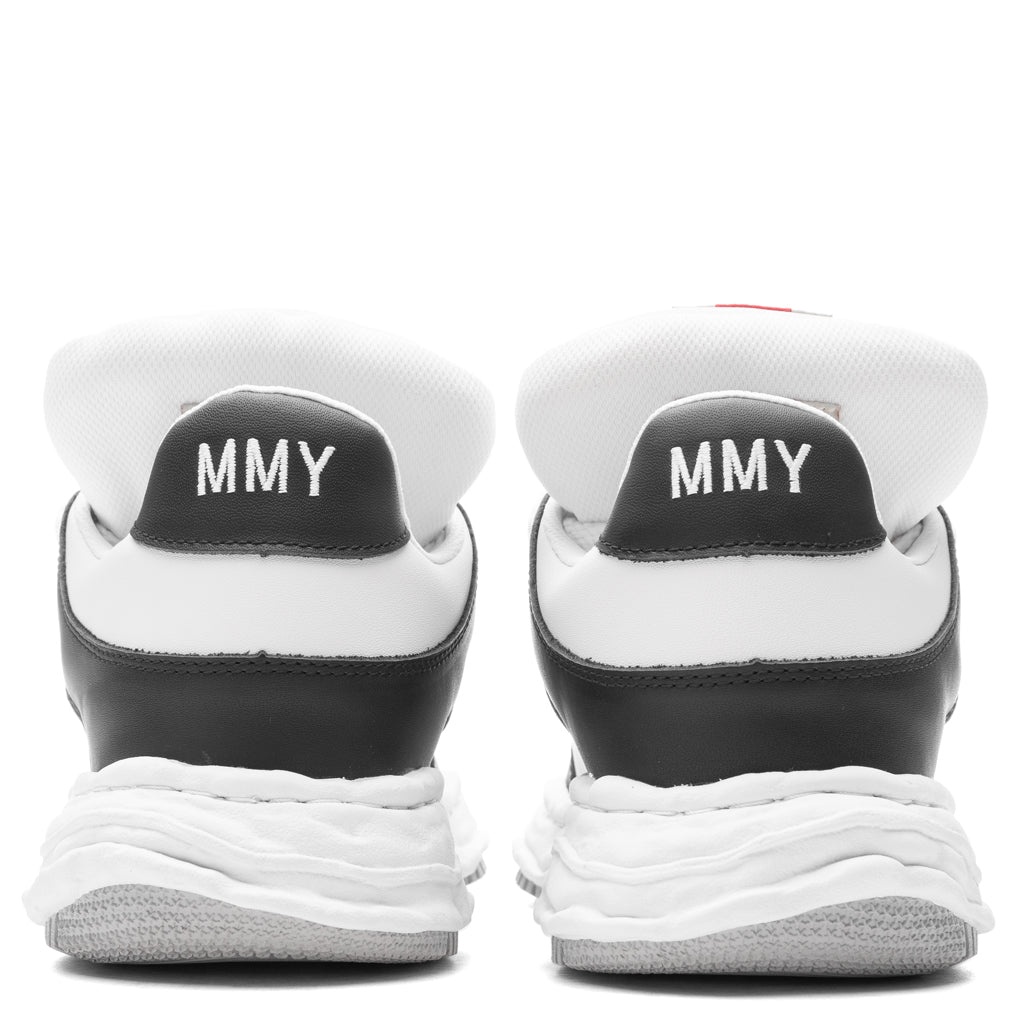 WAYNE LOW TOP SNEAKERS - BLACK/WHITE - 4