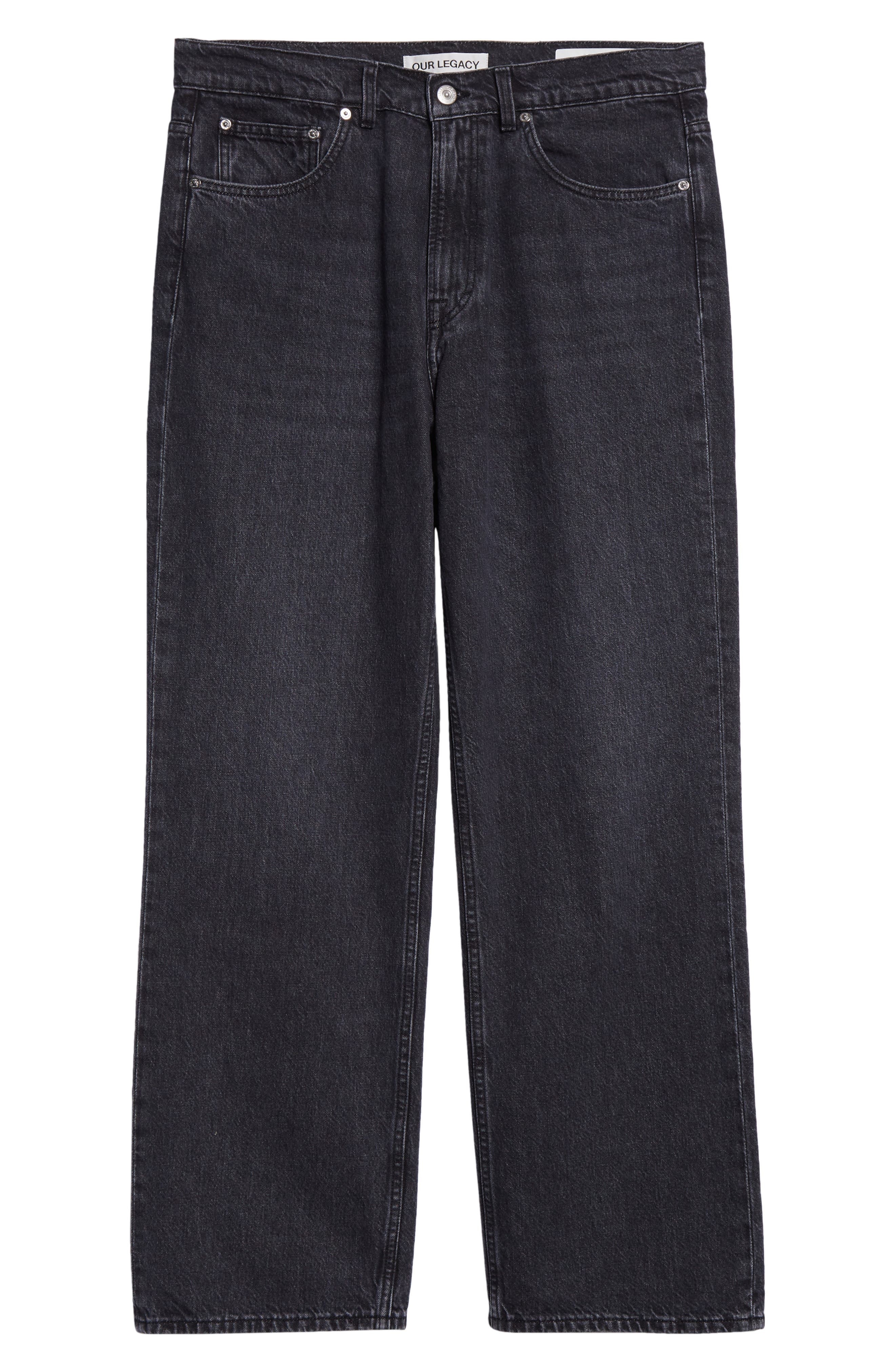 OUR LEGACY Third Cut Wide Leg Jeans in Supergrey Wash at Nordstrom - 6