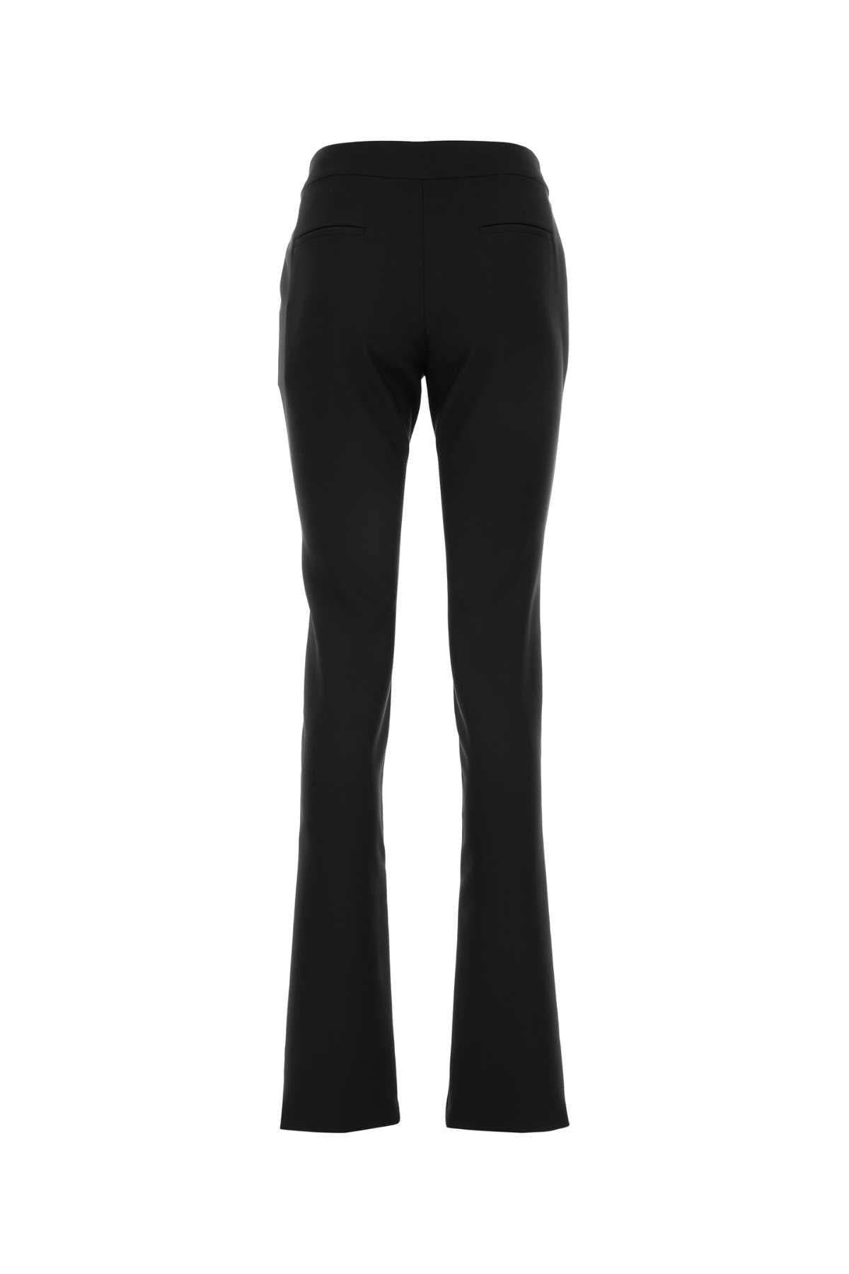 Off White Women Black Tech Jersey Pant - 2