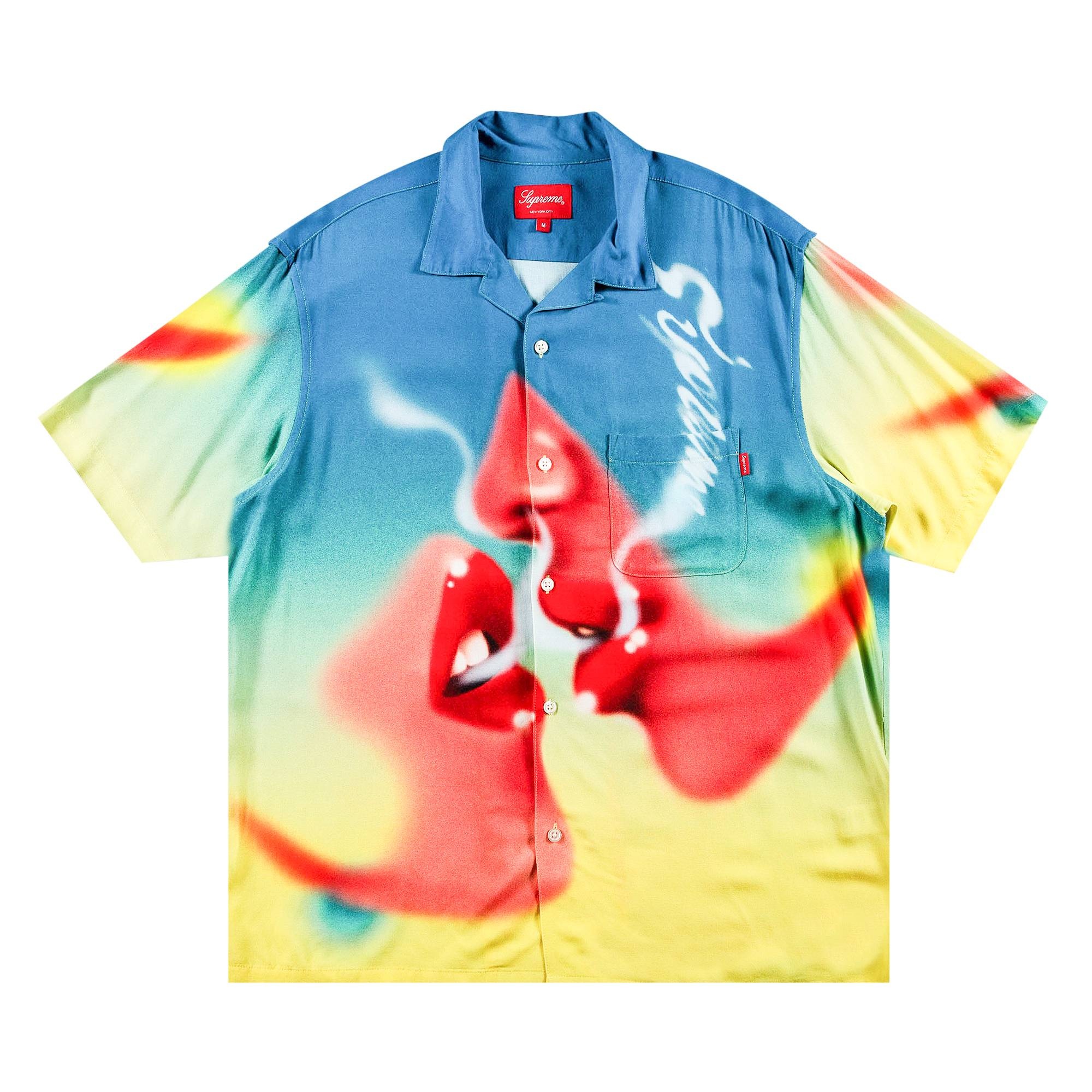 Supreme Blow Back Rayon Short-Sleeve Shirt 'Multicolor' - 1