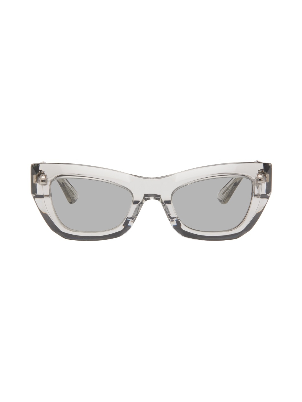 Gray Cat-Eye Sunglasses - 1