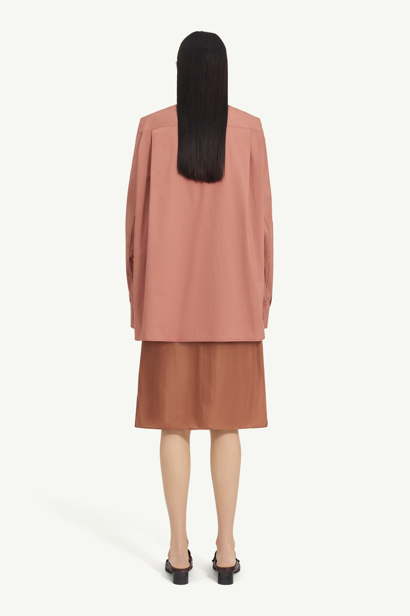 Flattened Cotton Poplin Shirt 3