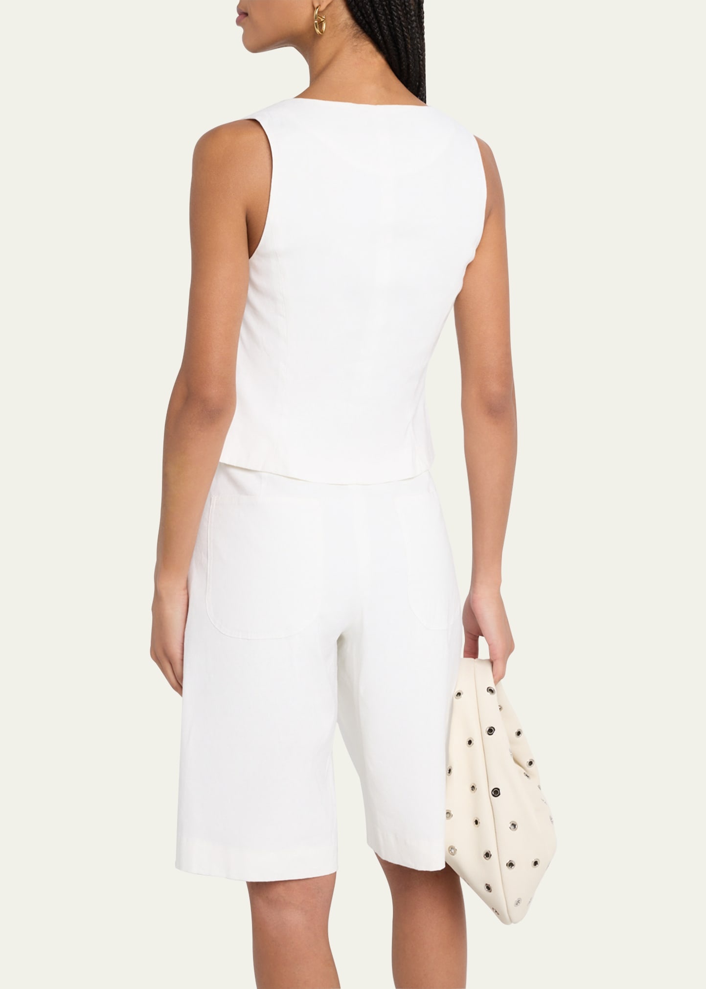 Mariana Linen Vest - 3